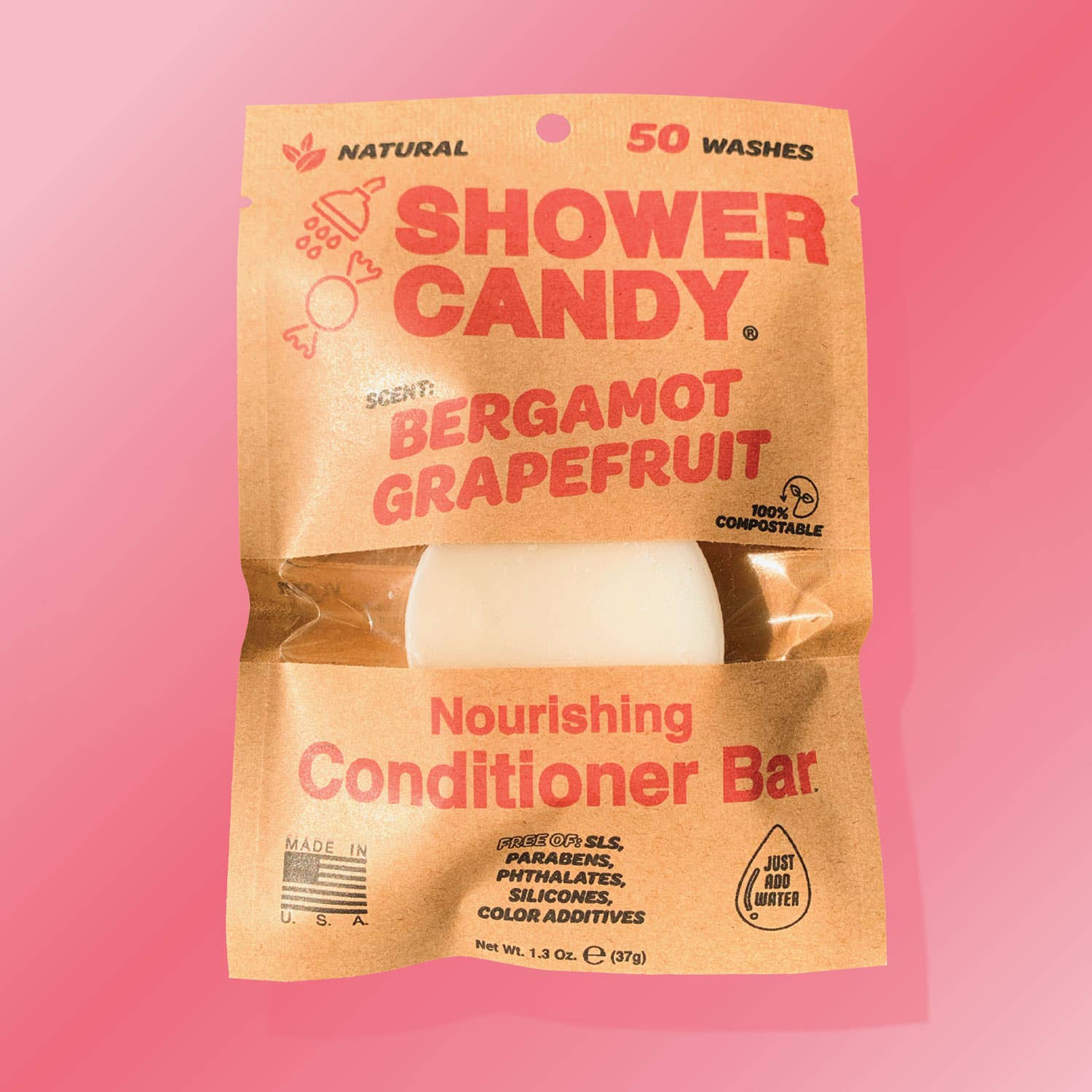 Bergamot Grapefruit Natural Bar Conditioner - Image 1