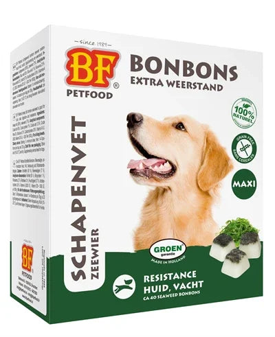 Bf Petfood Sheep Fat Maxi Bonbons Seaweed