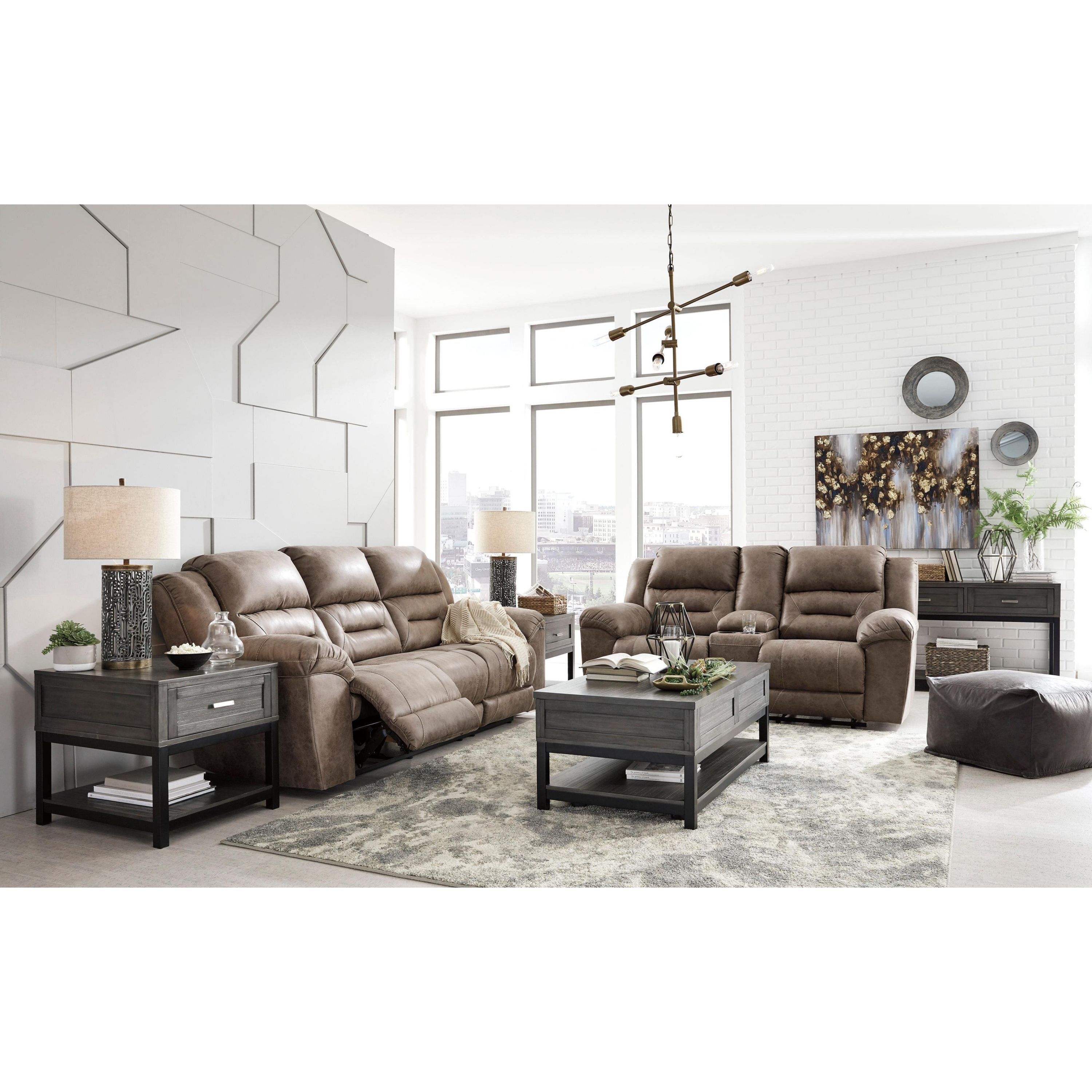 Signature Design by Ashley Stoneland 39905U3 2 pc Power Reclining Living Room Set