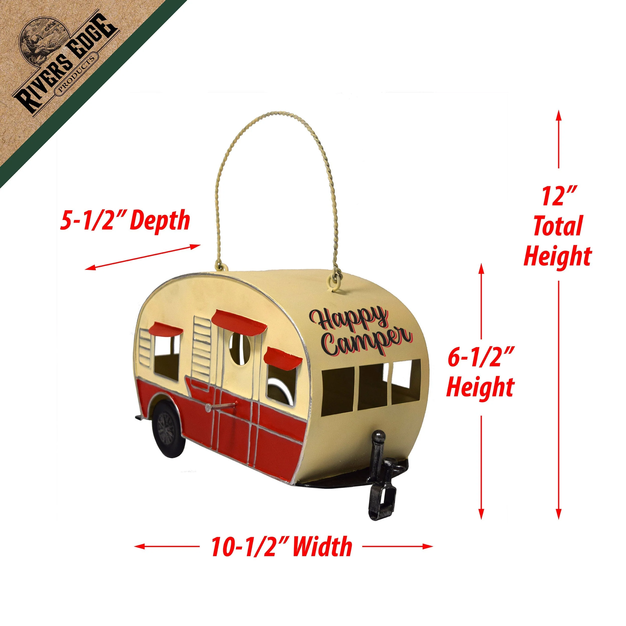 Birdhouse-RV Red and White - Image 3