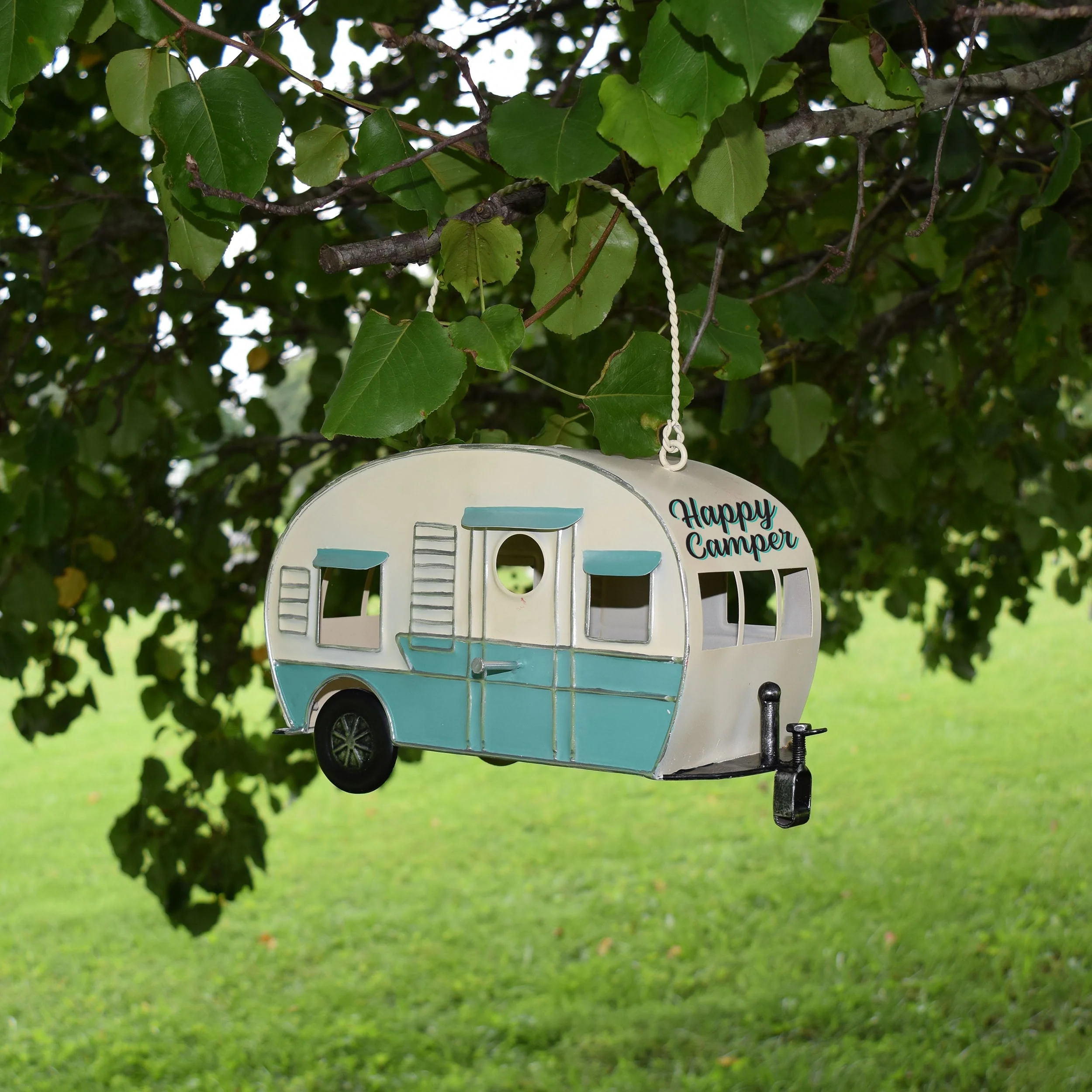 Birdhouse-RV Turquoise and White - Image 2