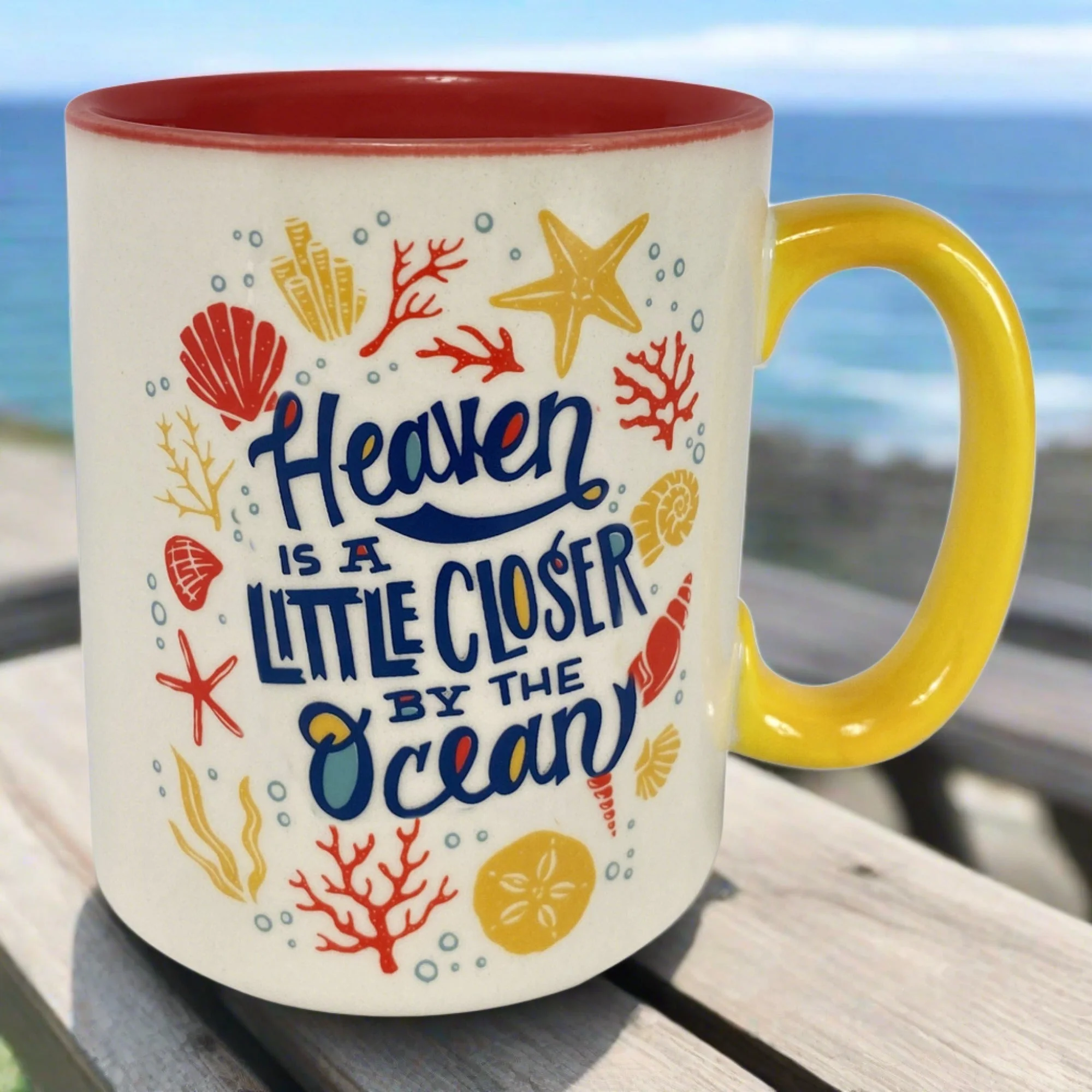 Ceramic Mug 16oz-Heaven Ocean