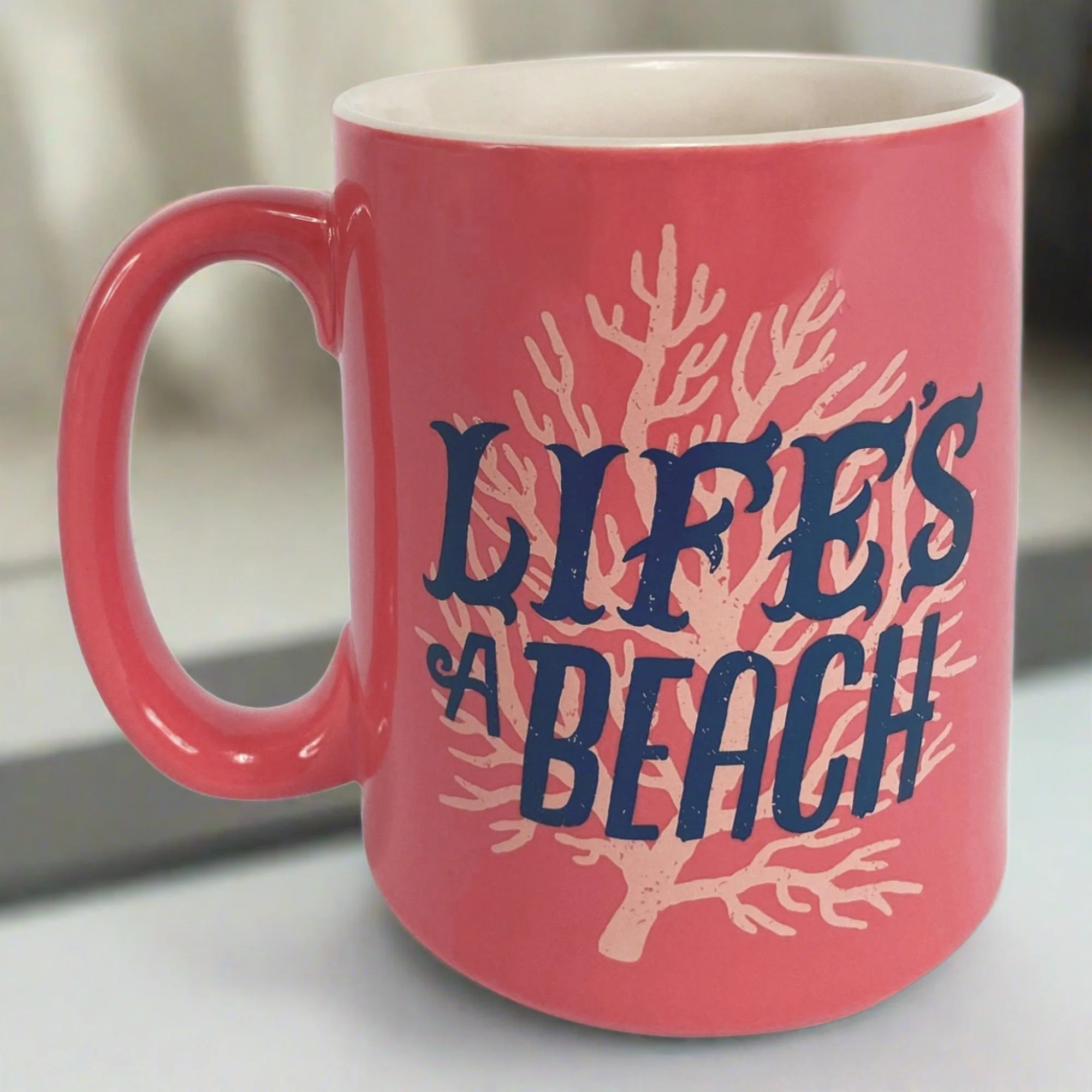 Ceramic Mug 16oz-Lifes a Beach - Image 3