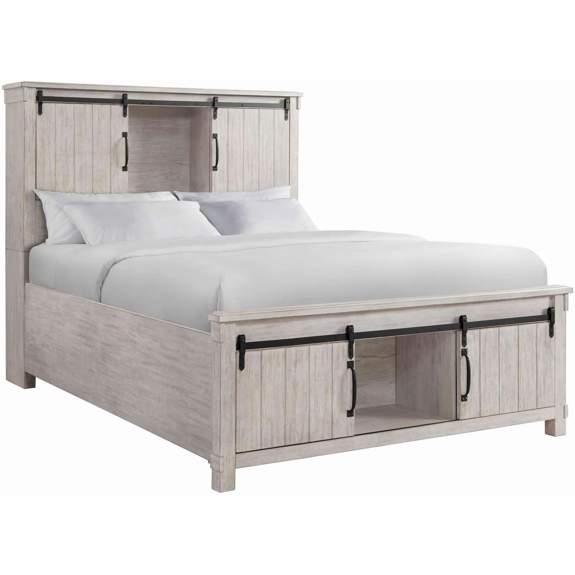 Elements International Scott SC6 7 pc Queen Platform Bedroom Set - Image 2