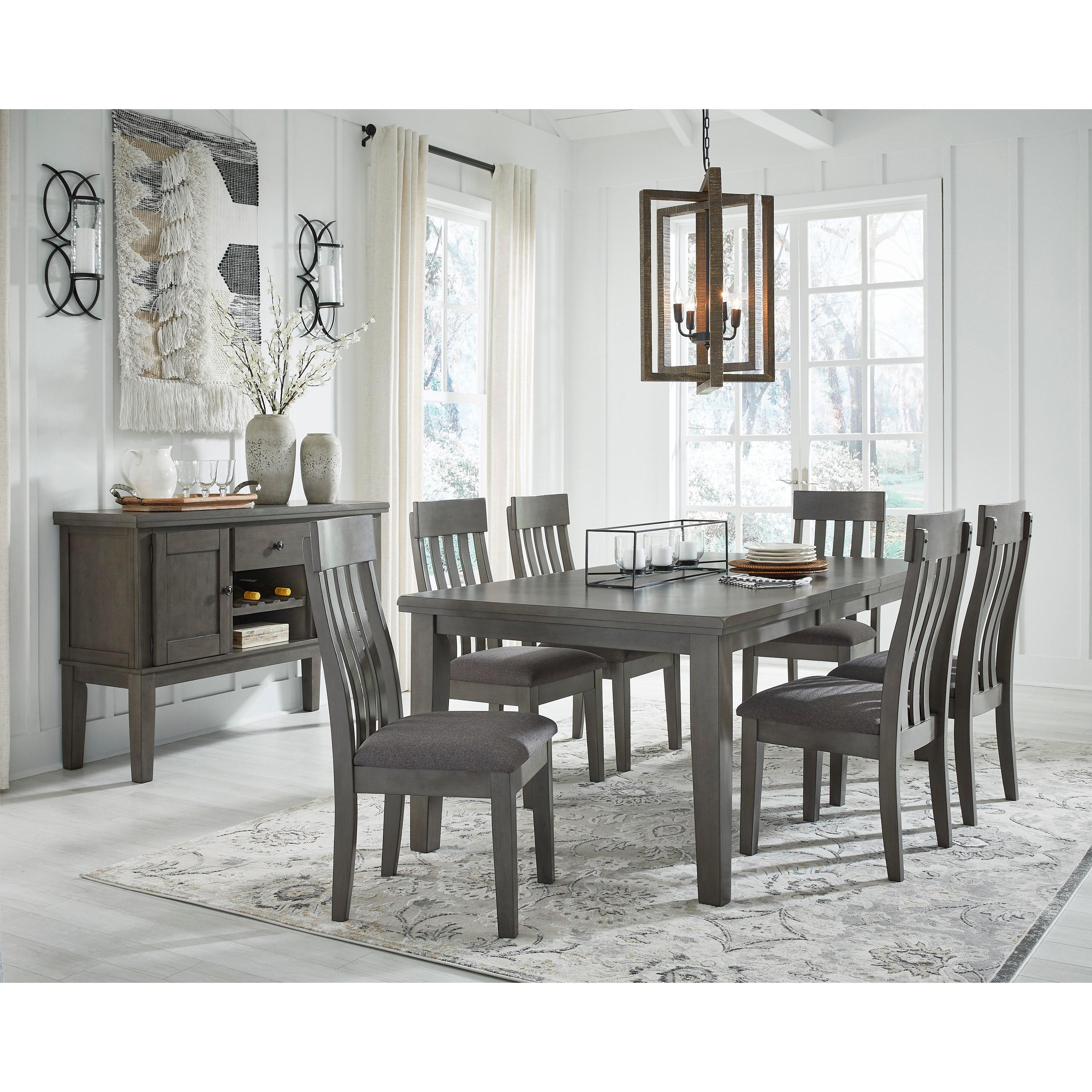 Signature Design by Ashley Hallanden D589D6 7 pc Dining Set - Image 1