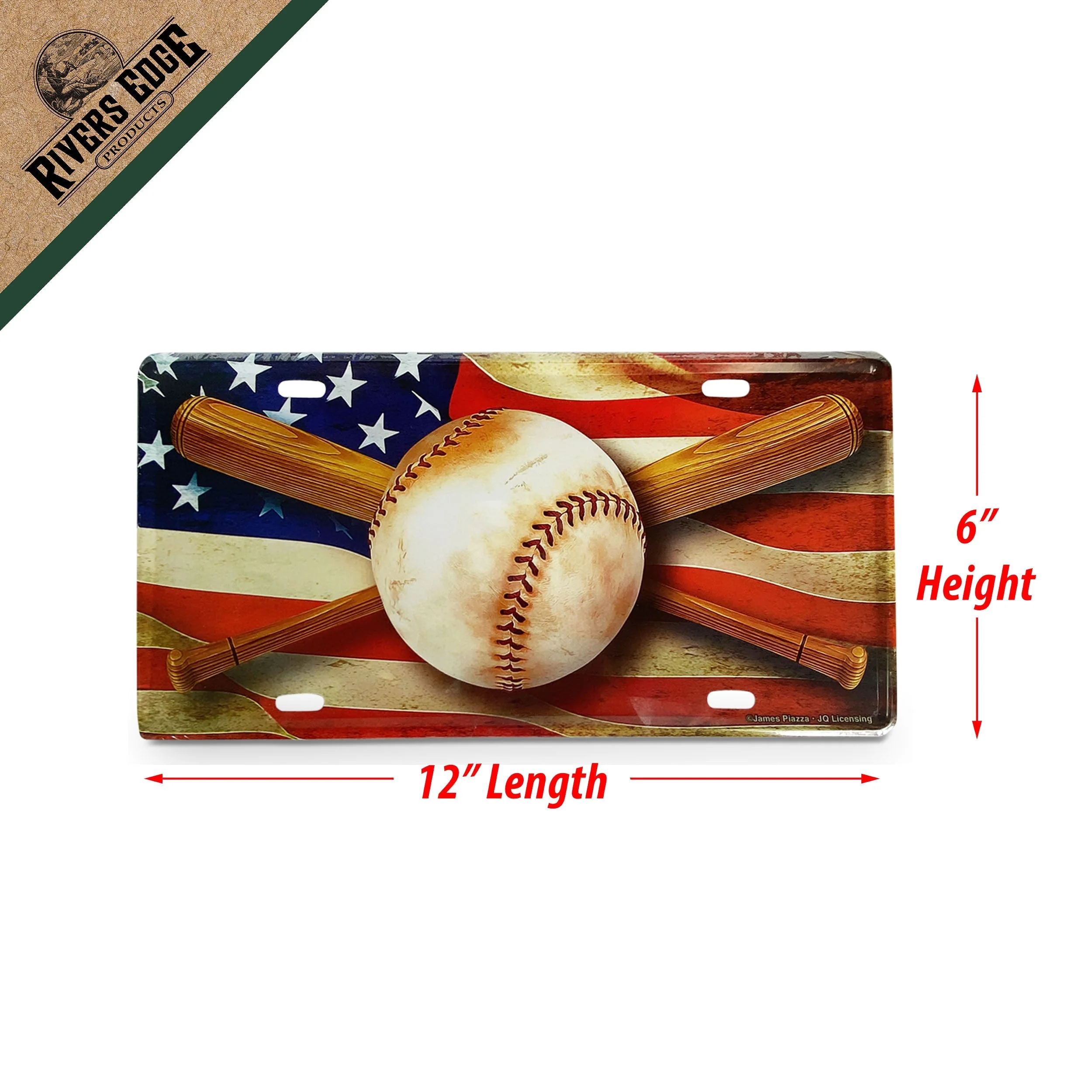 Vanity License Plate 12in x 6in-American Baseball - Image 2