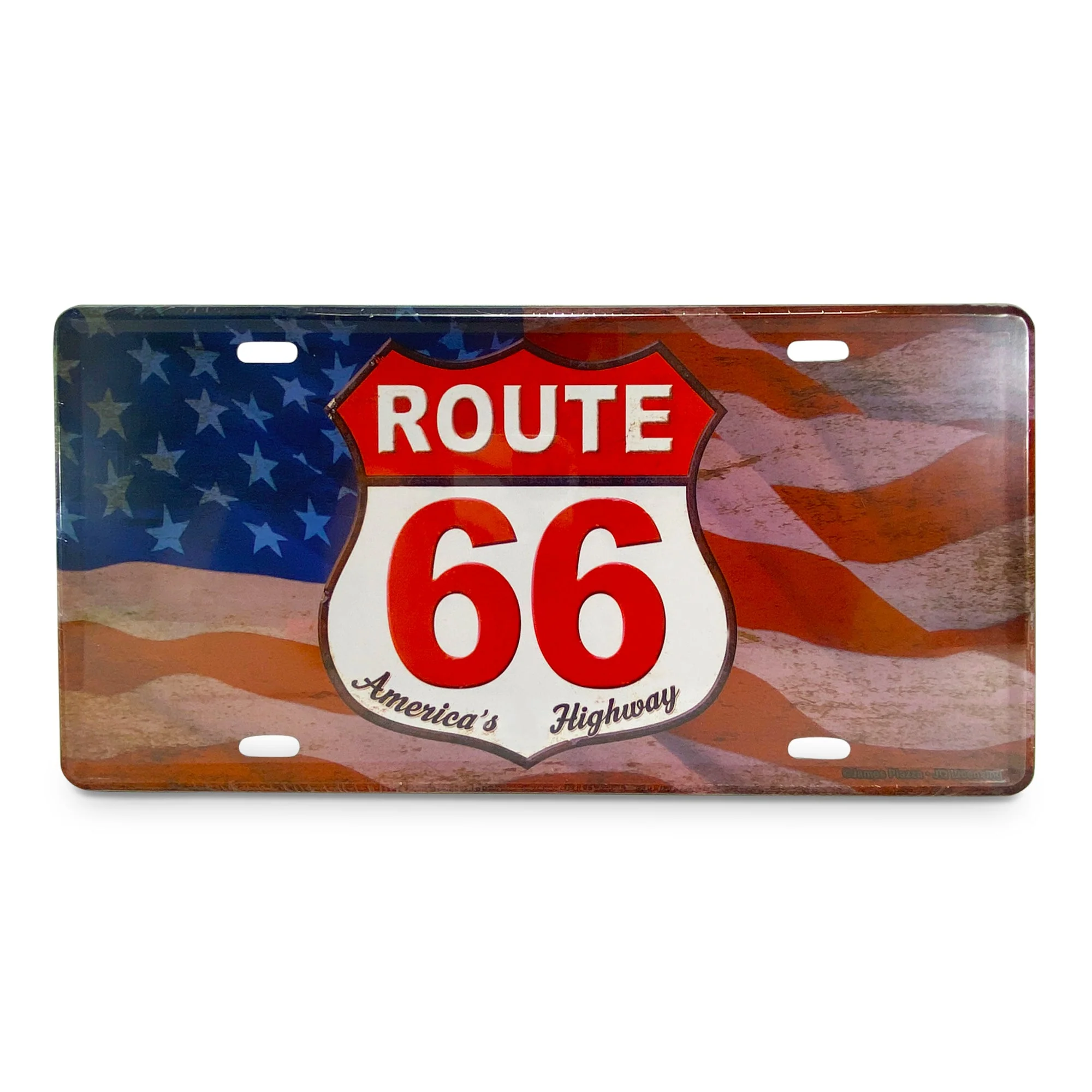 Vanity License Plate 12in x 6in-American Route 66