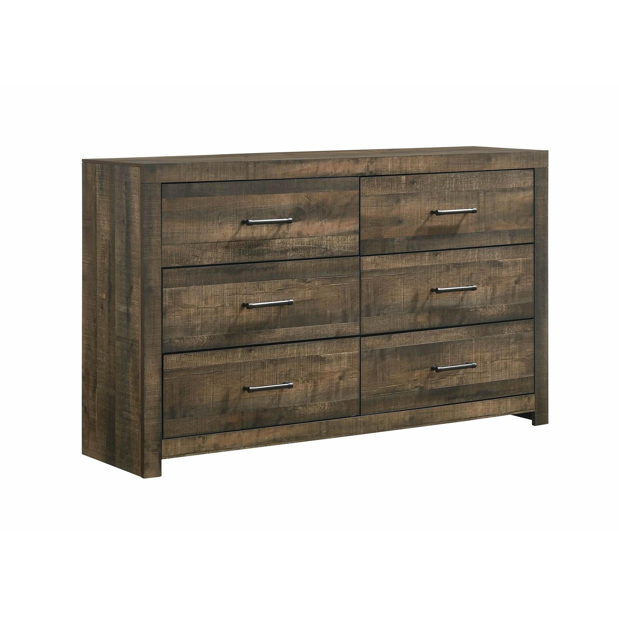 Elements International Bailey BY500 5 pc Queen Bookcase Bedroom Set - Image 3