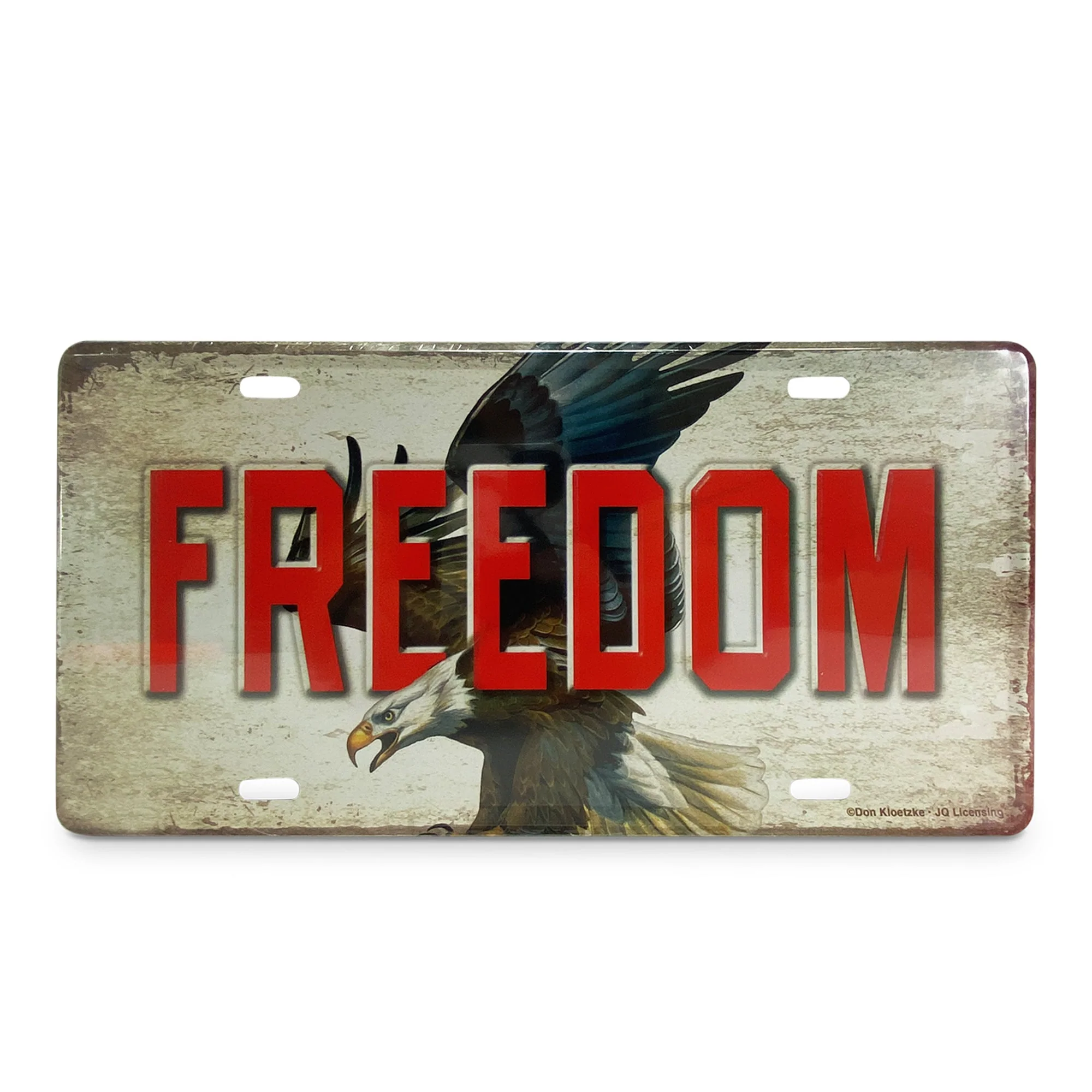Vanity License Plate 12in x 6in-Eagle Freedom - Image 1