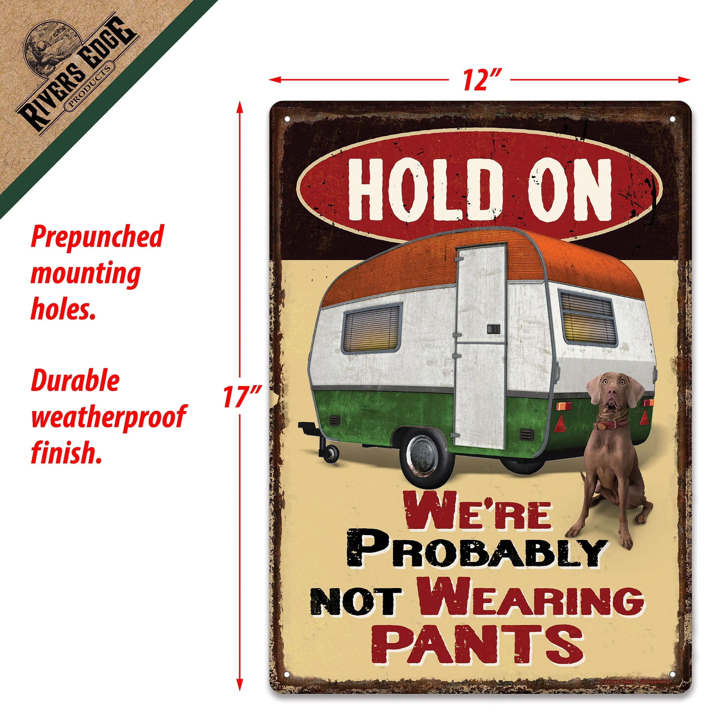 Tin Sign 12in x 17in-Pants - Image 2