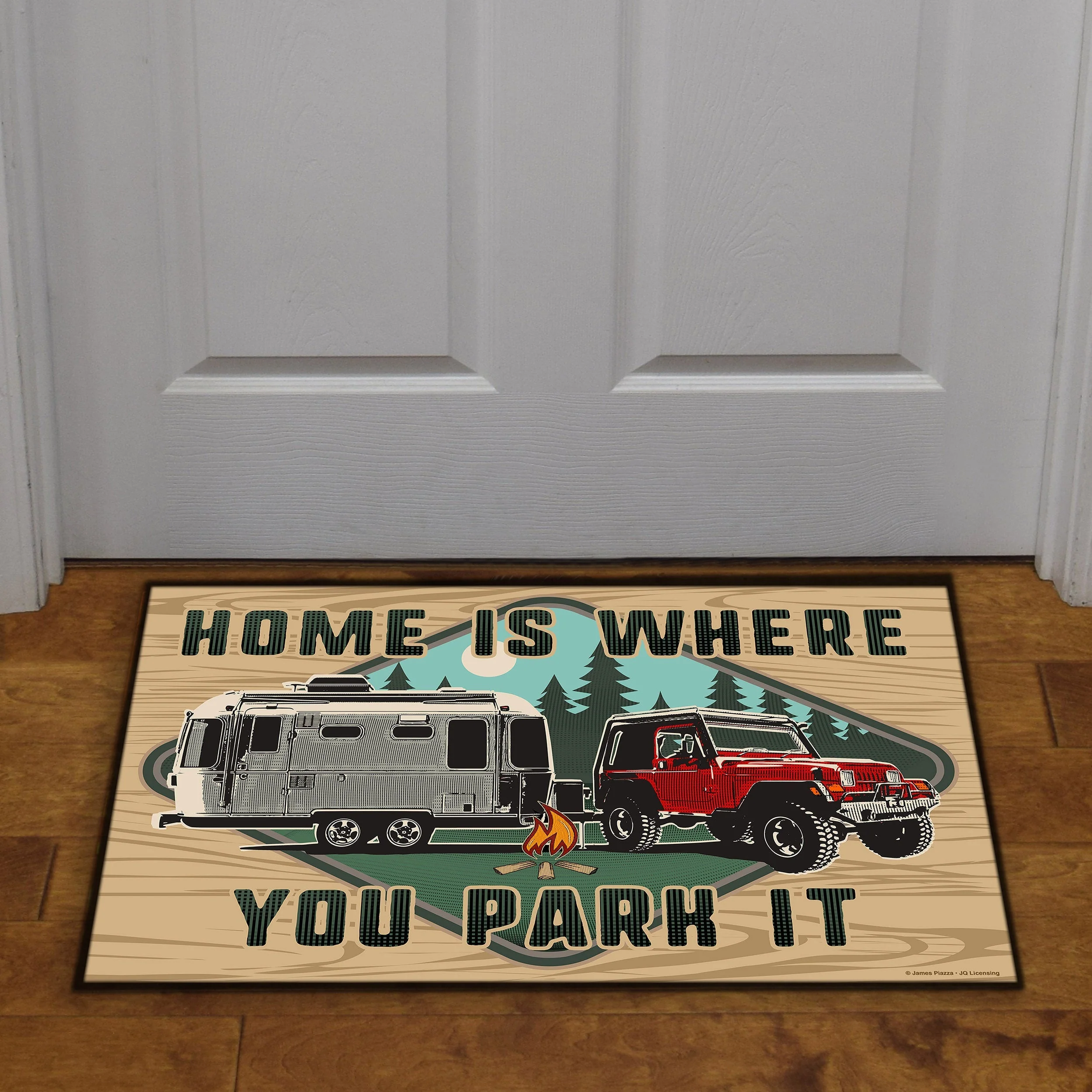 Door Mat Rubber 26in x 17in-Home Park - Image 2