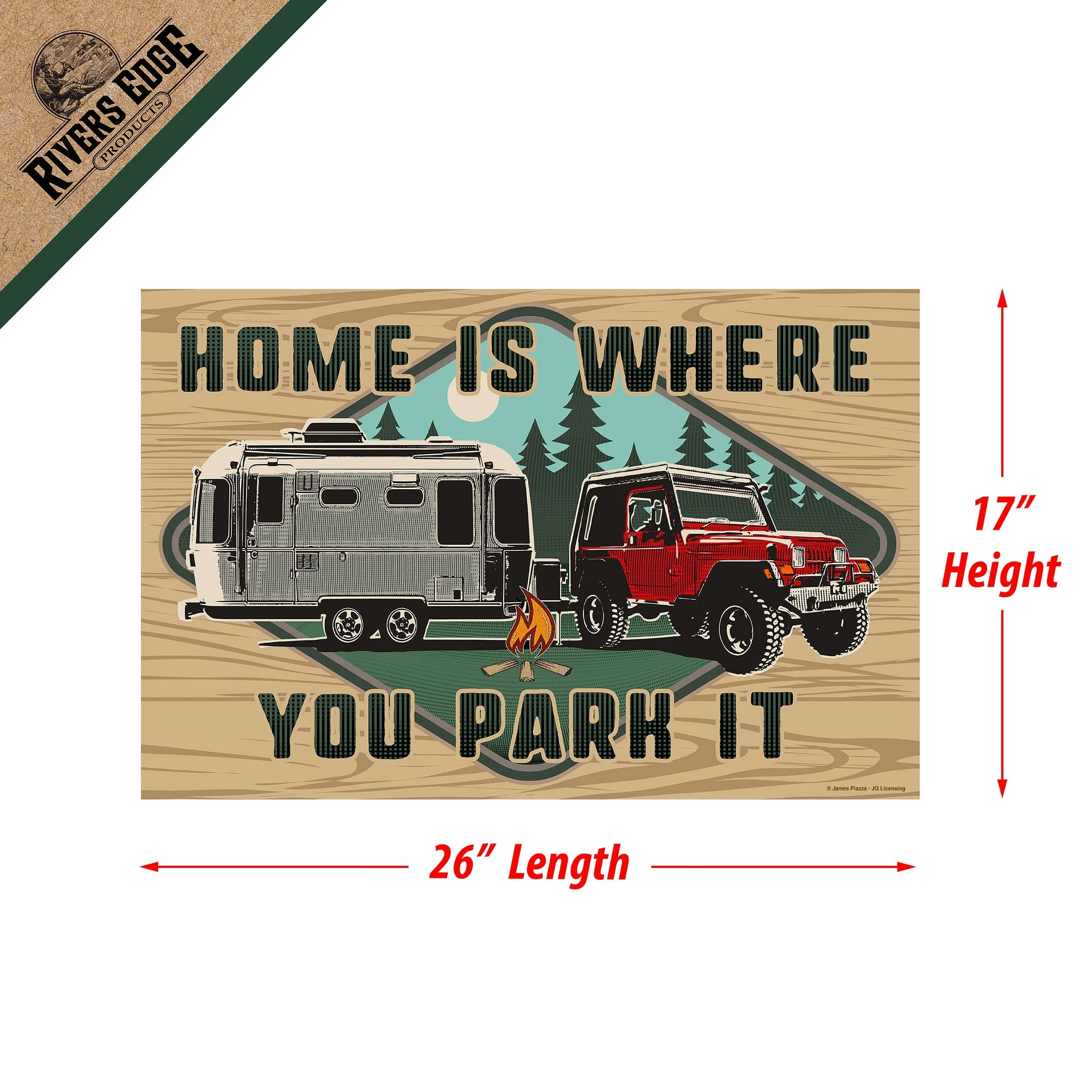 Door Mat Rubber 26in x 17in-Home Park - Image 3