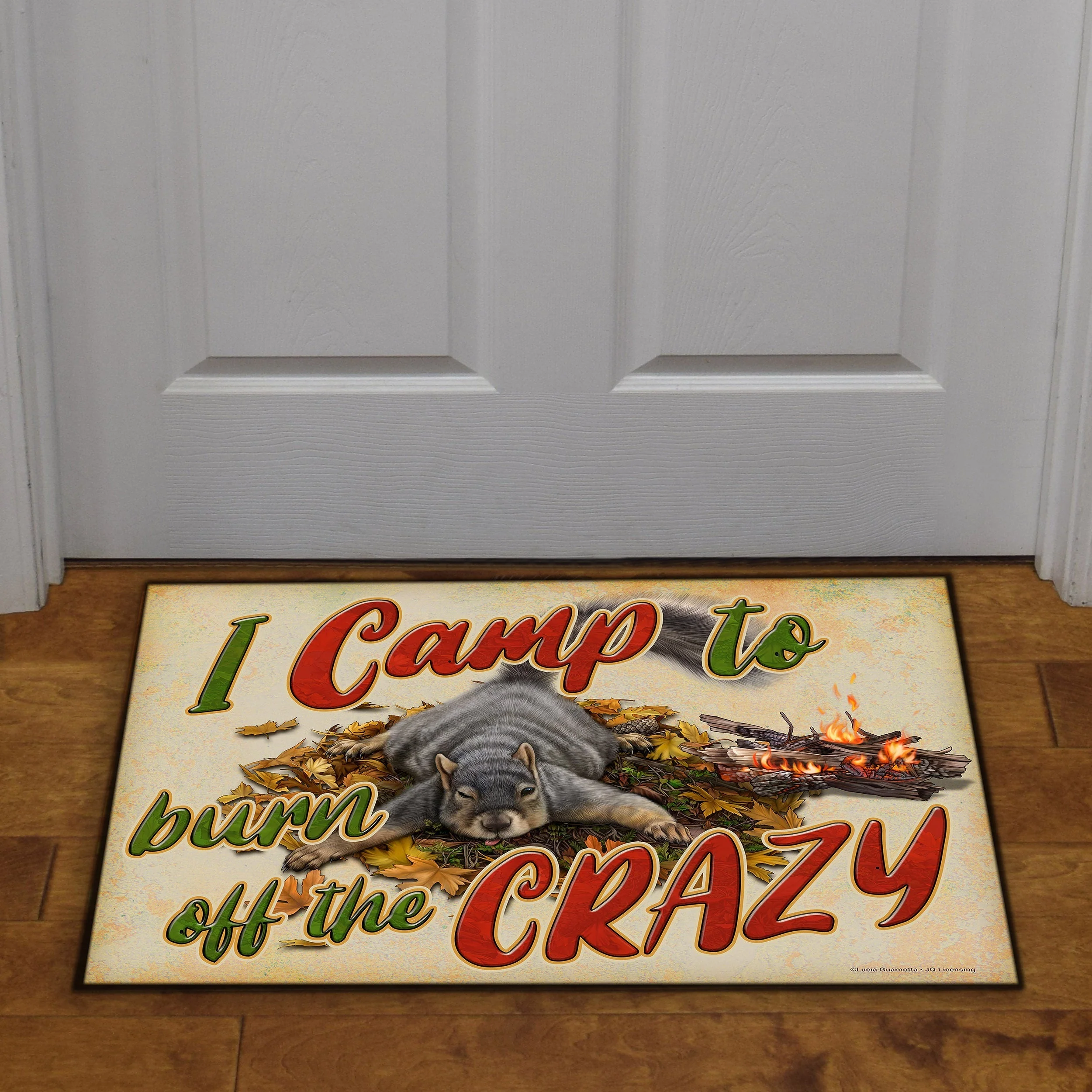Door Mat Rubber 26in x 17in-Burn Crazy - Image 2