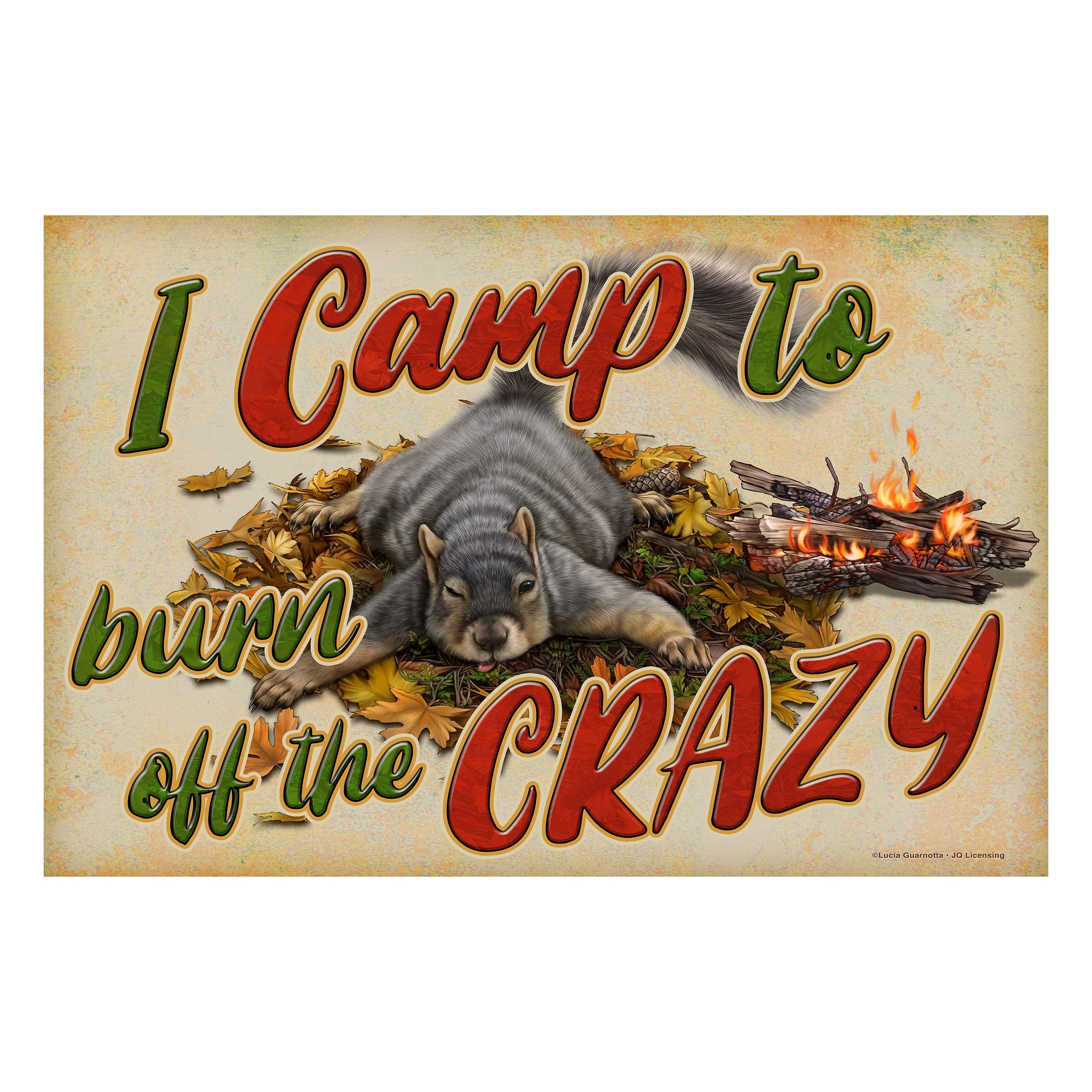 Door Mat Rubber 26in x 17in-Burn Crazy