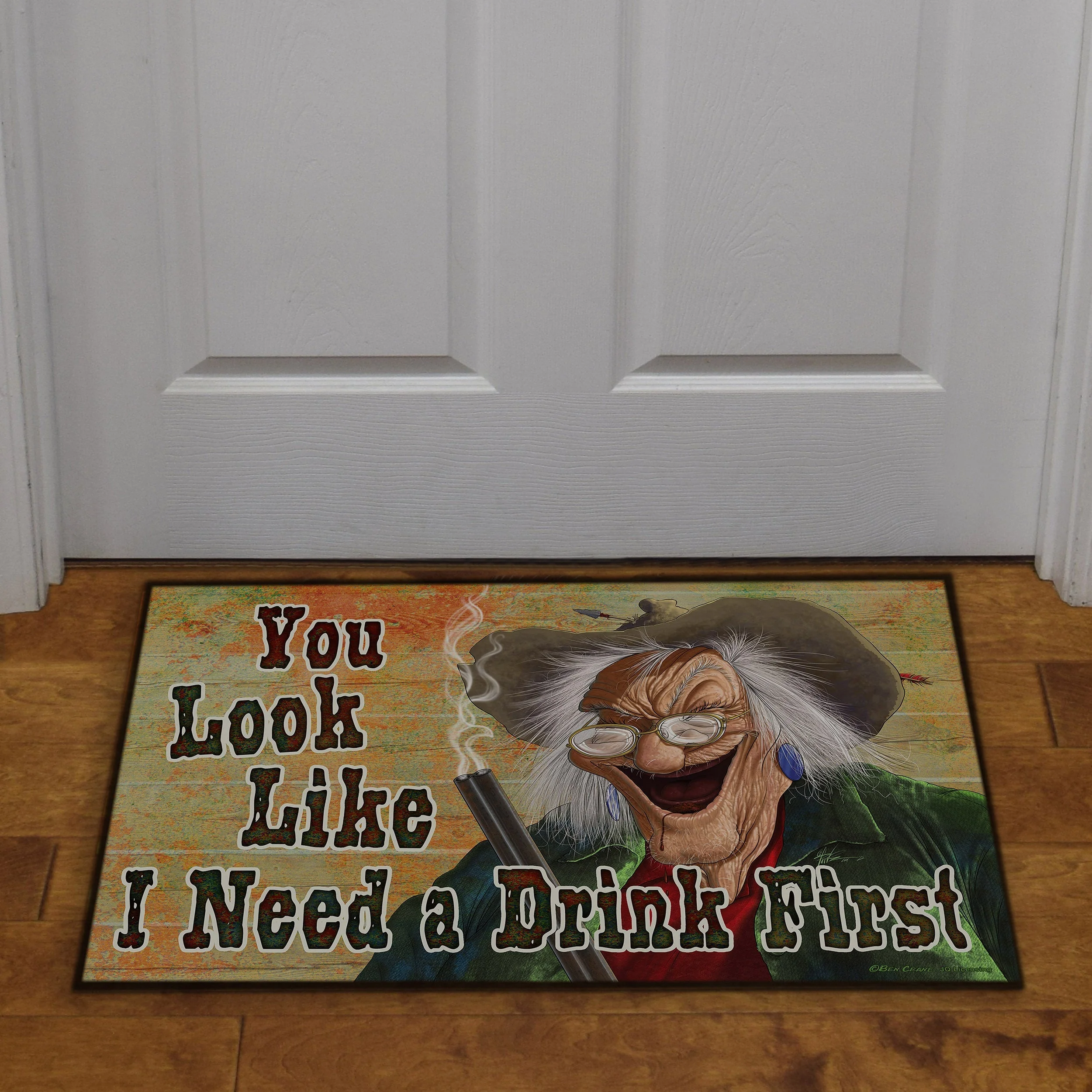 Door Mat Rubber 26in x 17in-Drink First - Image 2