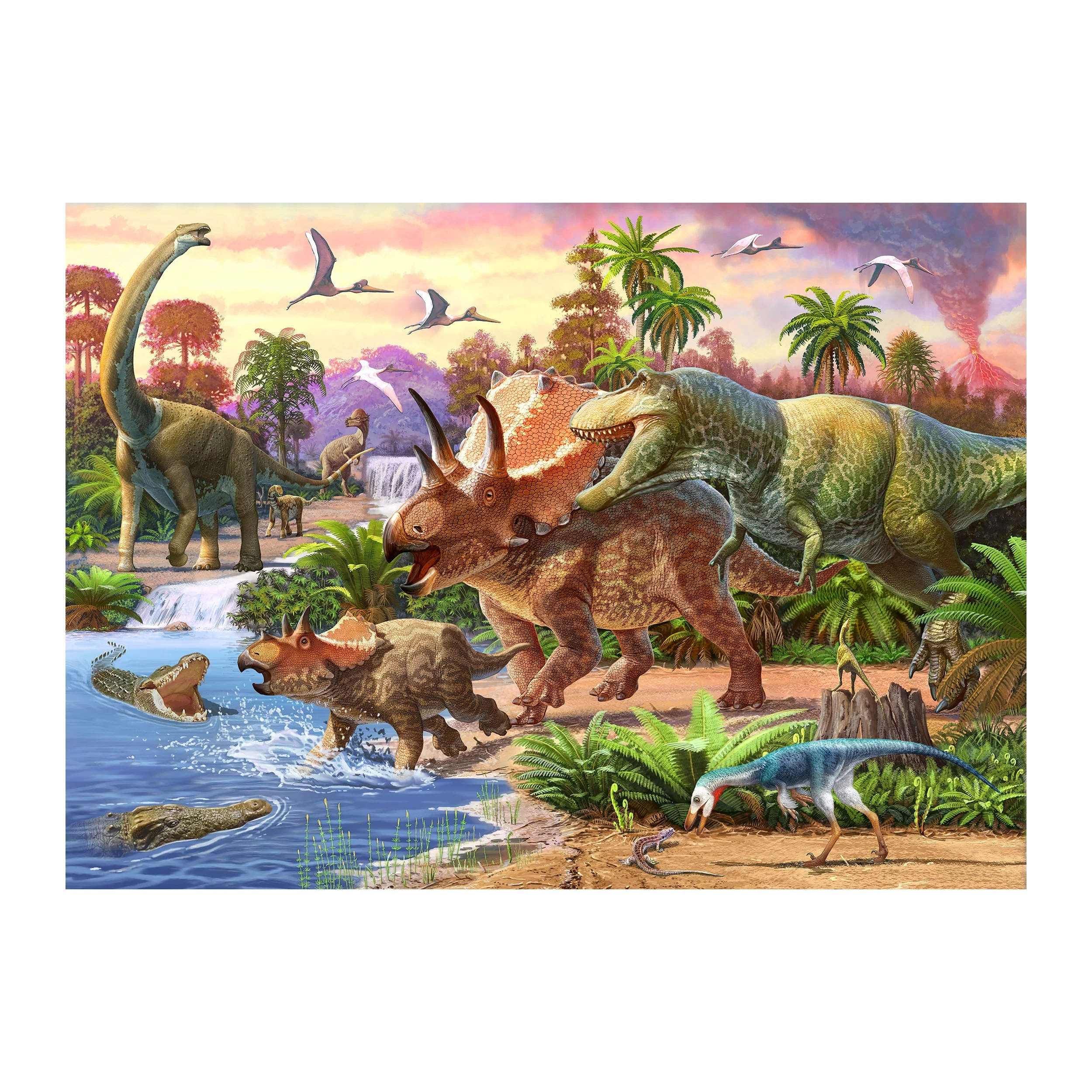 Puzzle in Tin 1000-Piece-Dinosaurs - Image 2