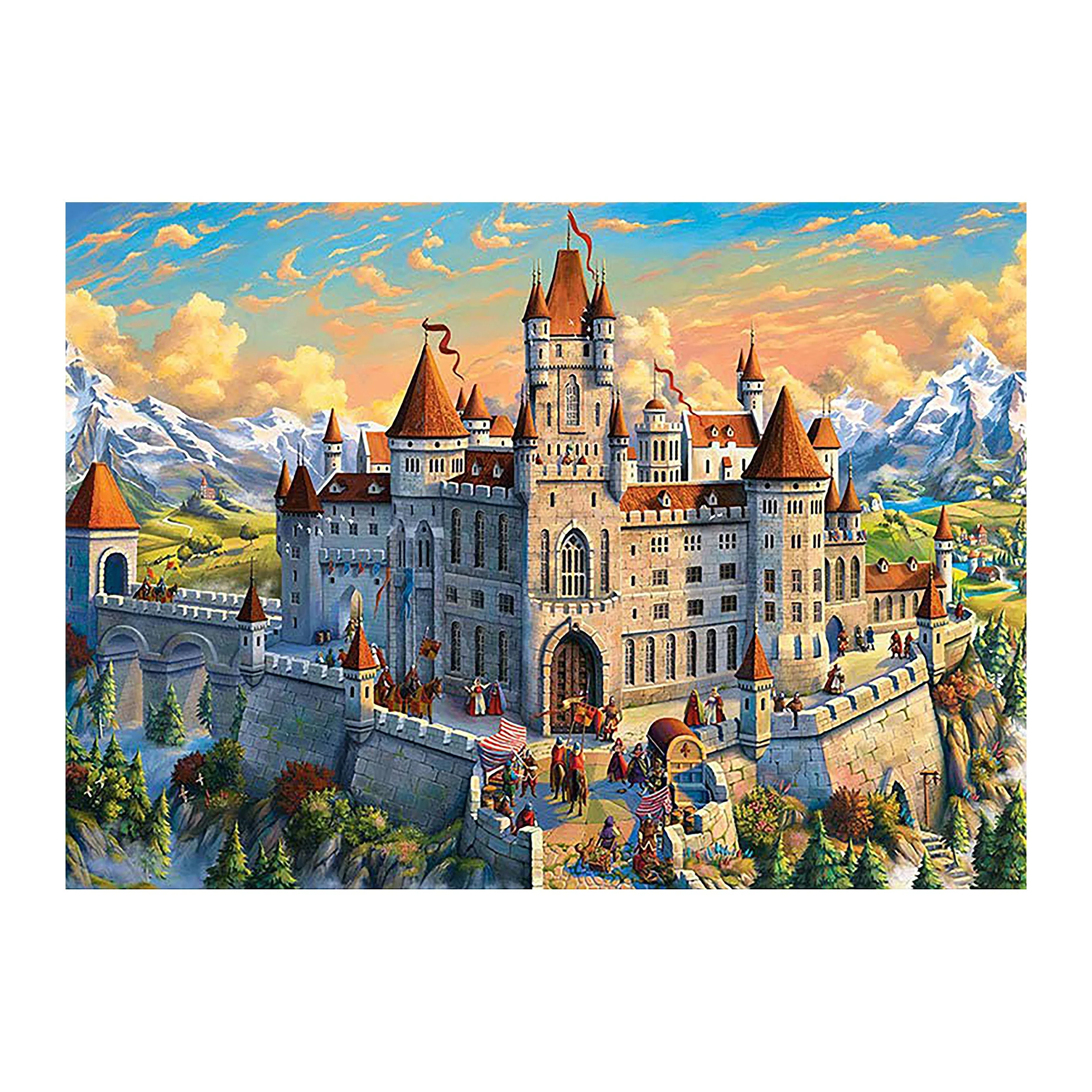 Puzzle in Tin 1000-Piece-Old Castle