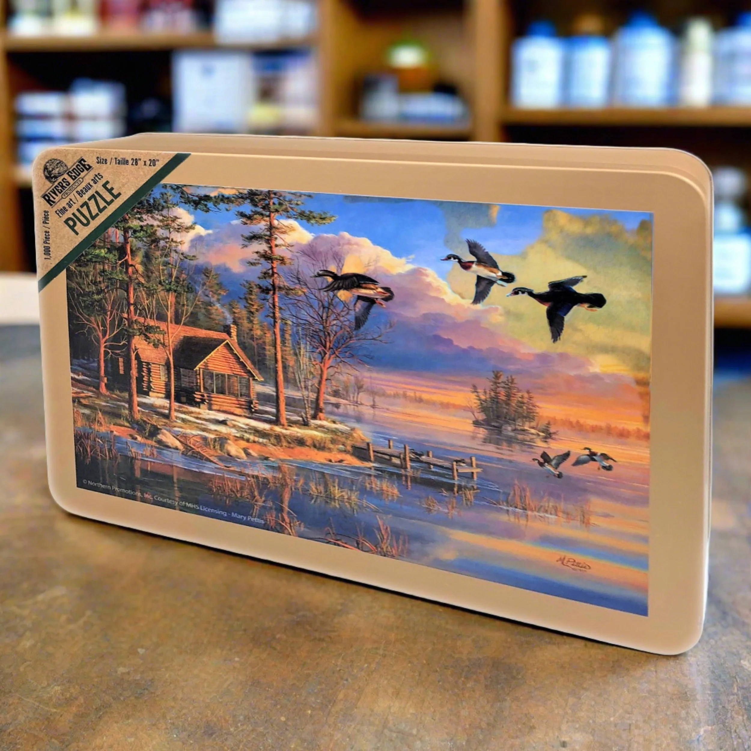 Puzzle in Tin 1000-Piece-Spring Arrivals - Image 2