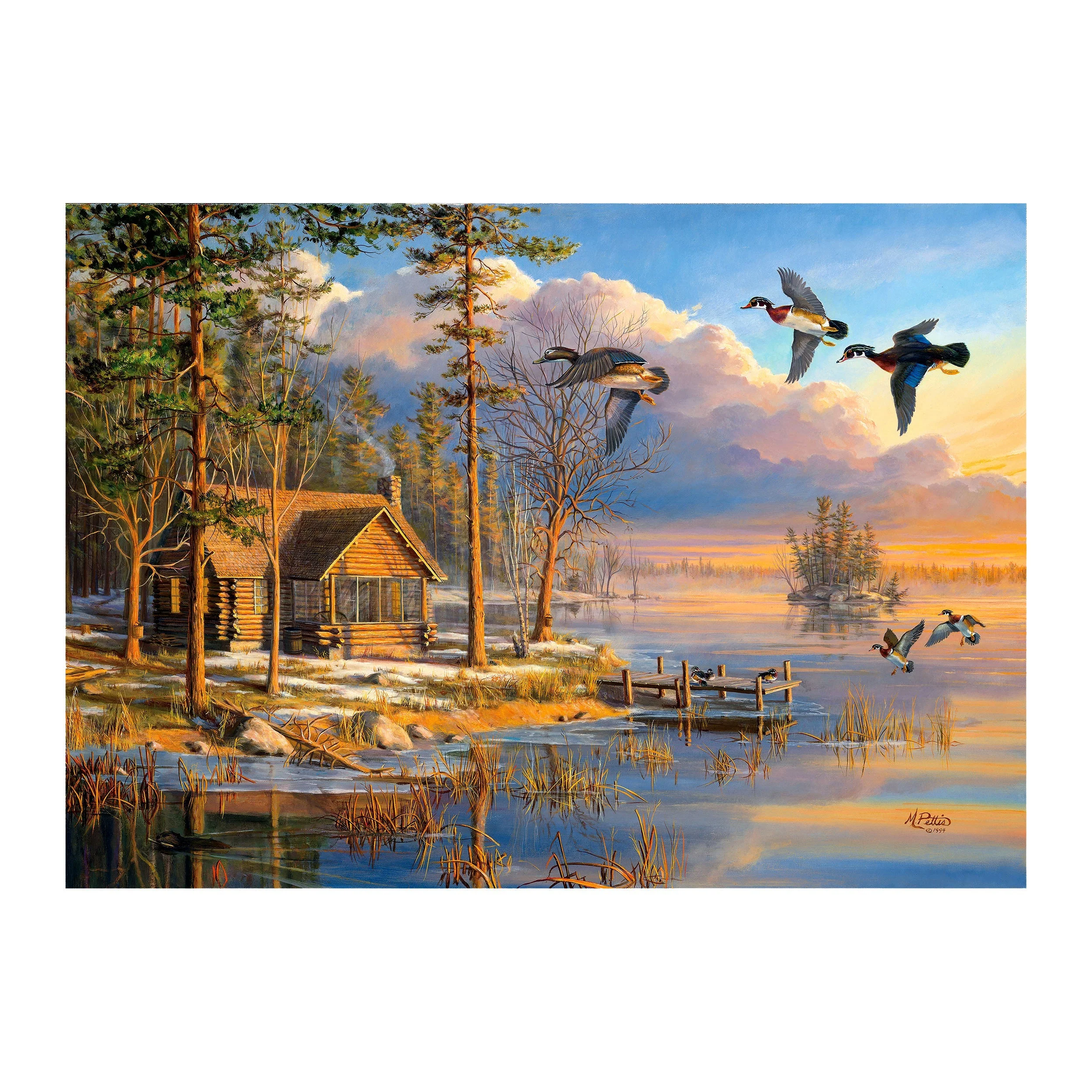Puzzle in Tin 1000-Piece-Spring Arrivals