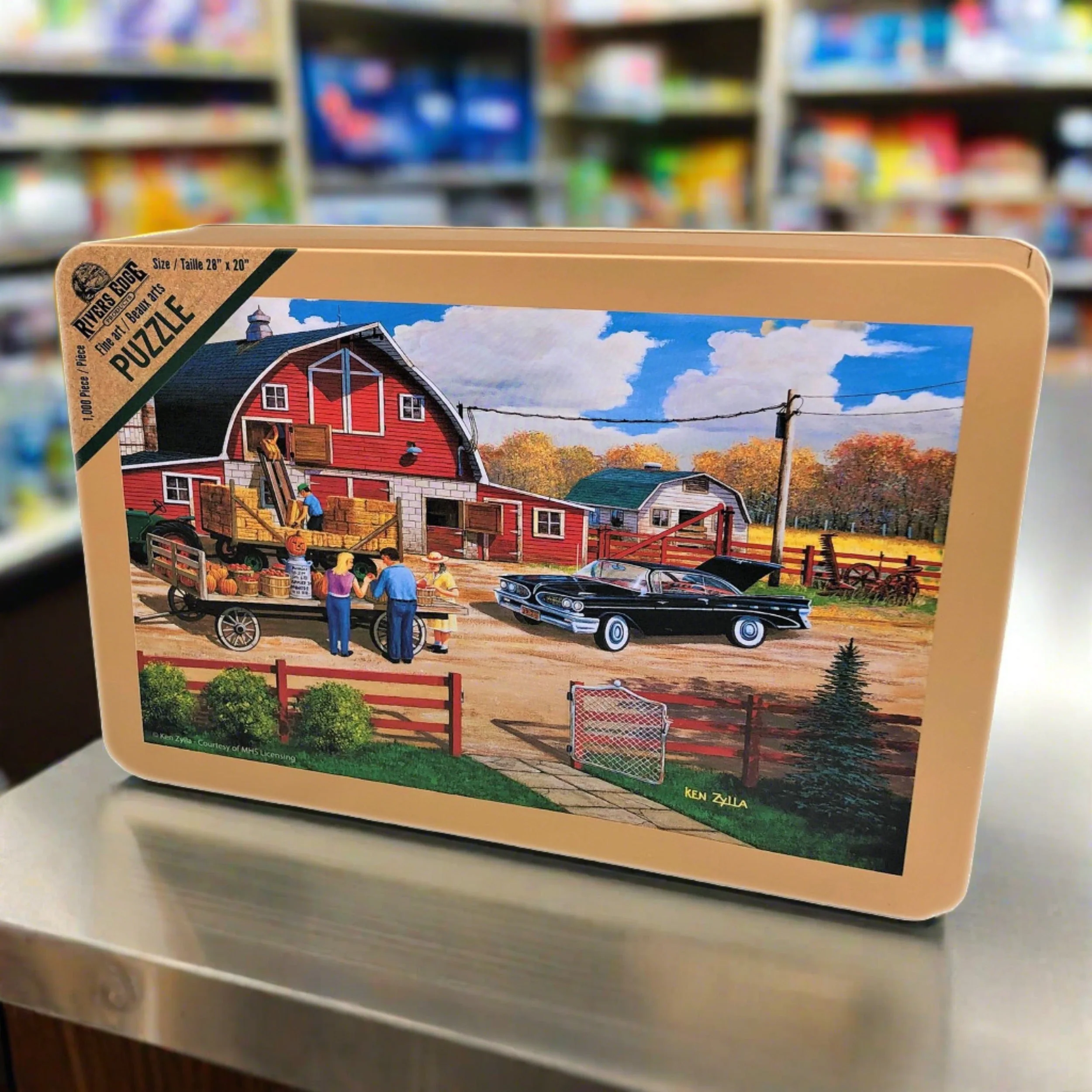 Puzzle in Tin 1000-Piece-Season of Plenty - Image 2