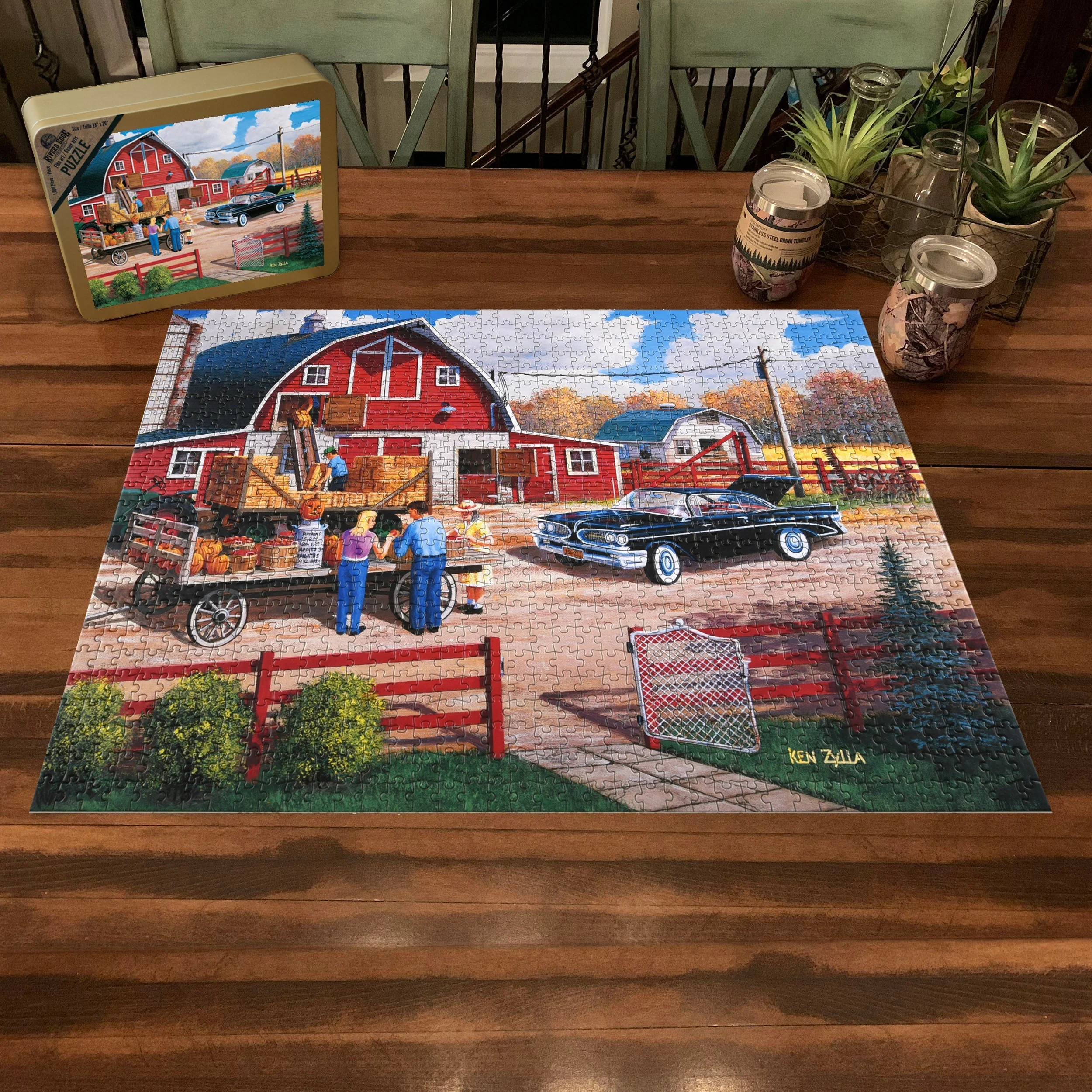 Puzzle in Tin 1000-Piece-Season of Plenty - Image 3