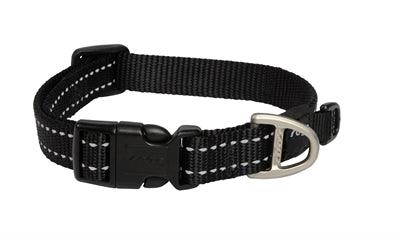 Rogz For Dogs Snake Collar Black - for dogs from 12-22 kg - Size M - Image 1
