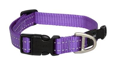 Rogz For Dogs Snake Collar Purple - for dogs from 12-22 kg - Size M - Image 1