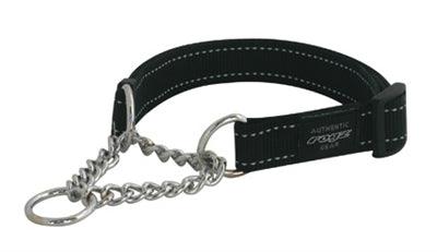 Rogz For Dogs Lumberjack Half-Slip Collar Black - 45-70 cm - Size XL - Image 1