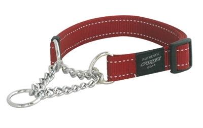 Rogz For Dogs Lumberjack Half-Slip Collar Red - 45-70 cm - Size XL - Image 1