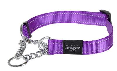 Rogz For Dogs Lumberjack Half-Slip Collar Purple - 45-70 cm - Size XL - Image 1