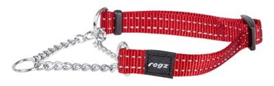 Rogz For Dogz Snake Half-Slip Collar Red - for dogs from 39-64 kg - Size XL - 31-45 cm - Image 1