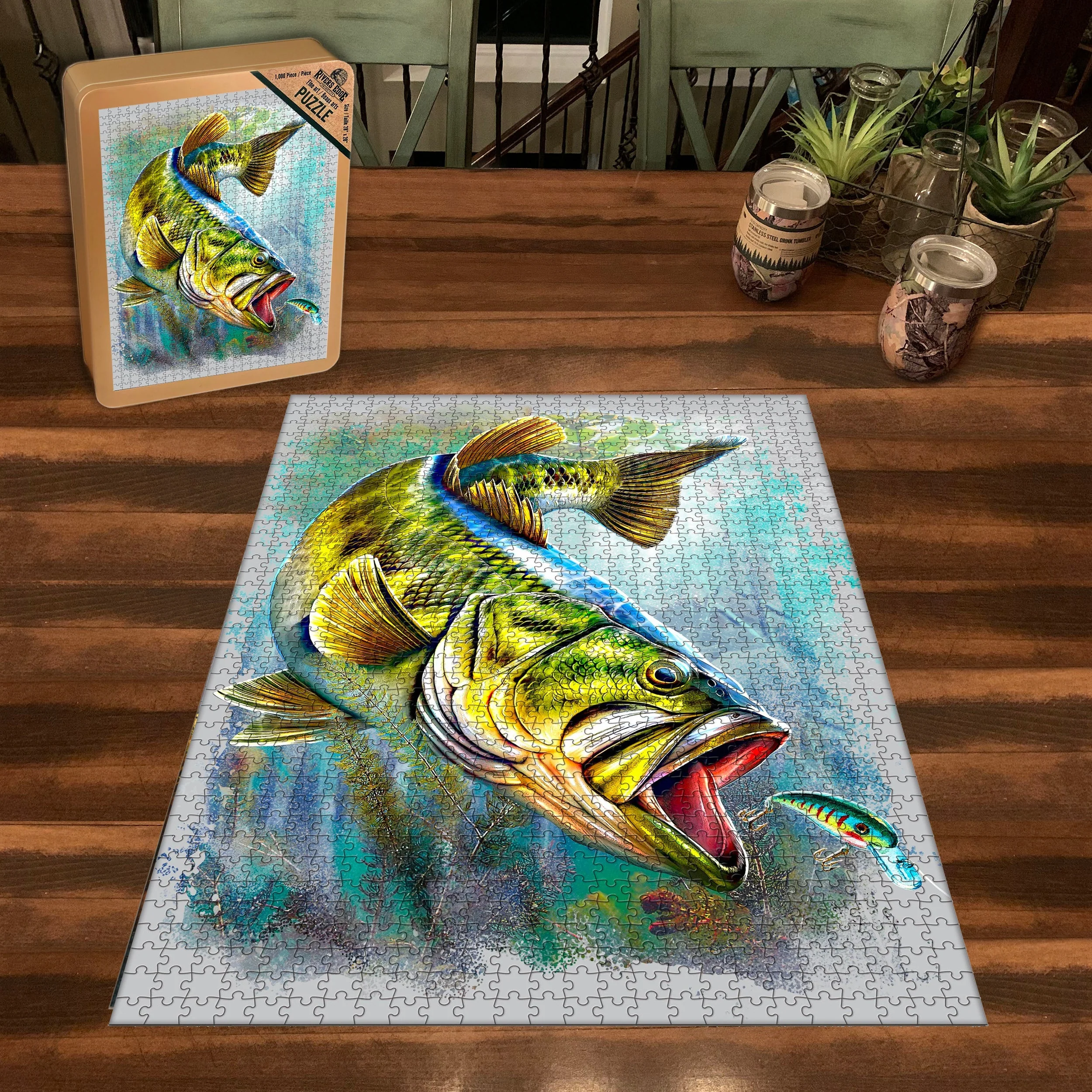 Puzzle in Tin 1000-Piece-Bass Crank - Image 3