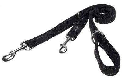 Rogz For Dogs Lumberjack Multi-Purpose Leash Black - 1.8 Meter - Size XL - Image 1