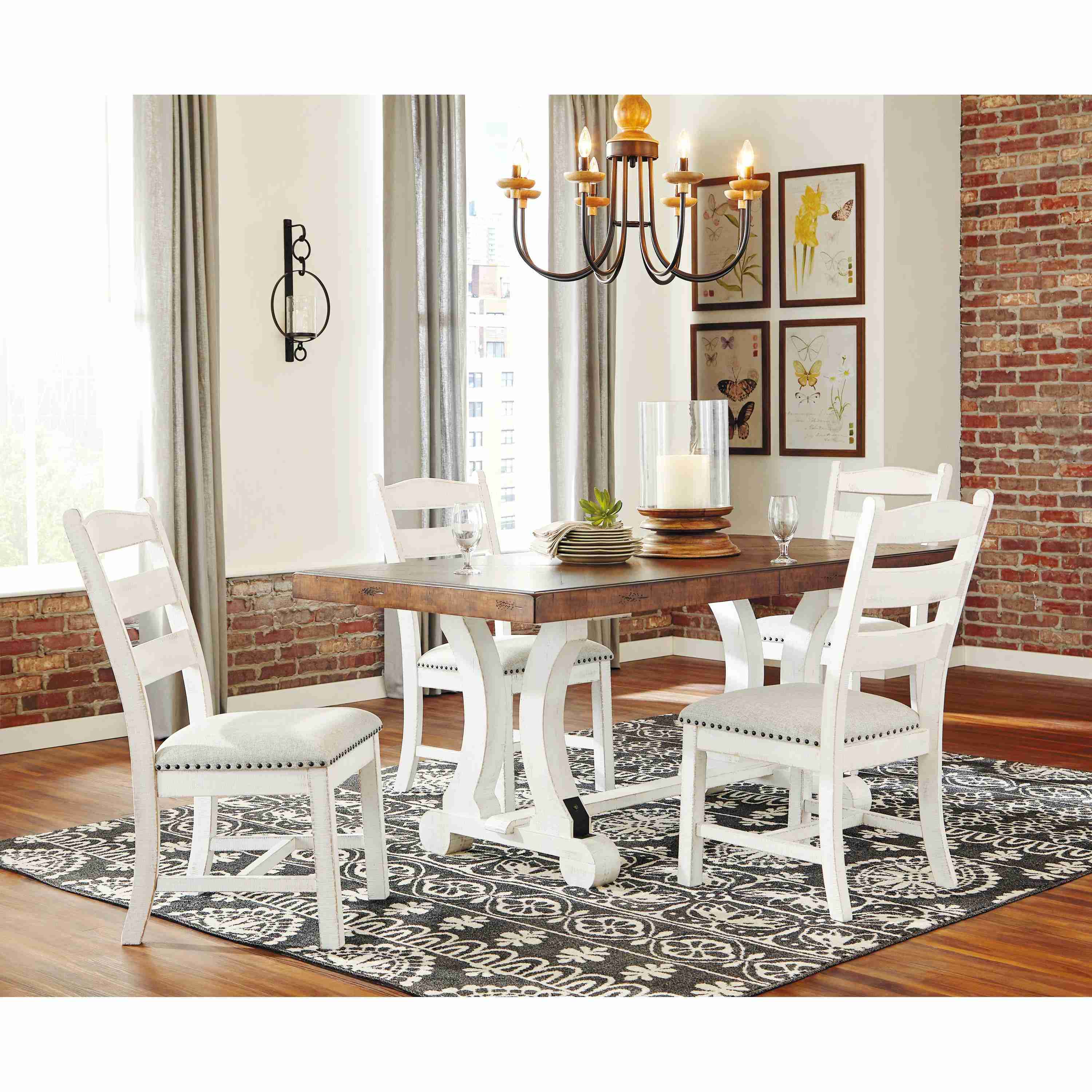 Signature Design by Ashley Valebeck D546D2 5 pc Dining Set - Image 1