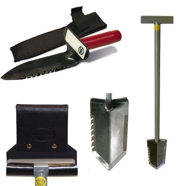 Lesche Sampson Pro-Series Digging Bundle – Shovel, Left Serrated Digger & ReadyShovel Holster - Image 1