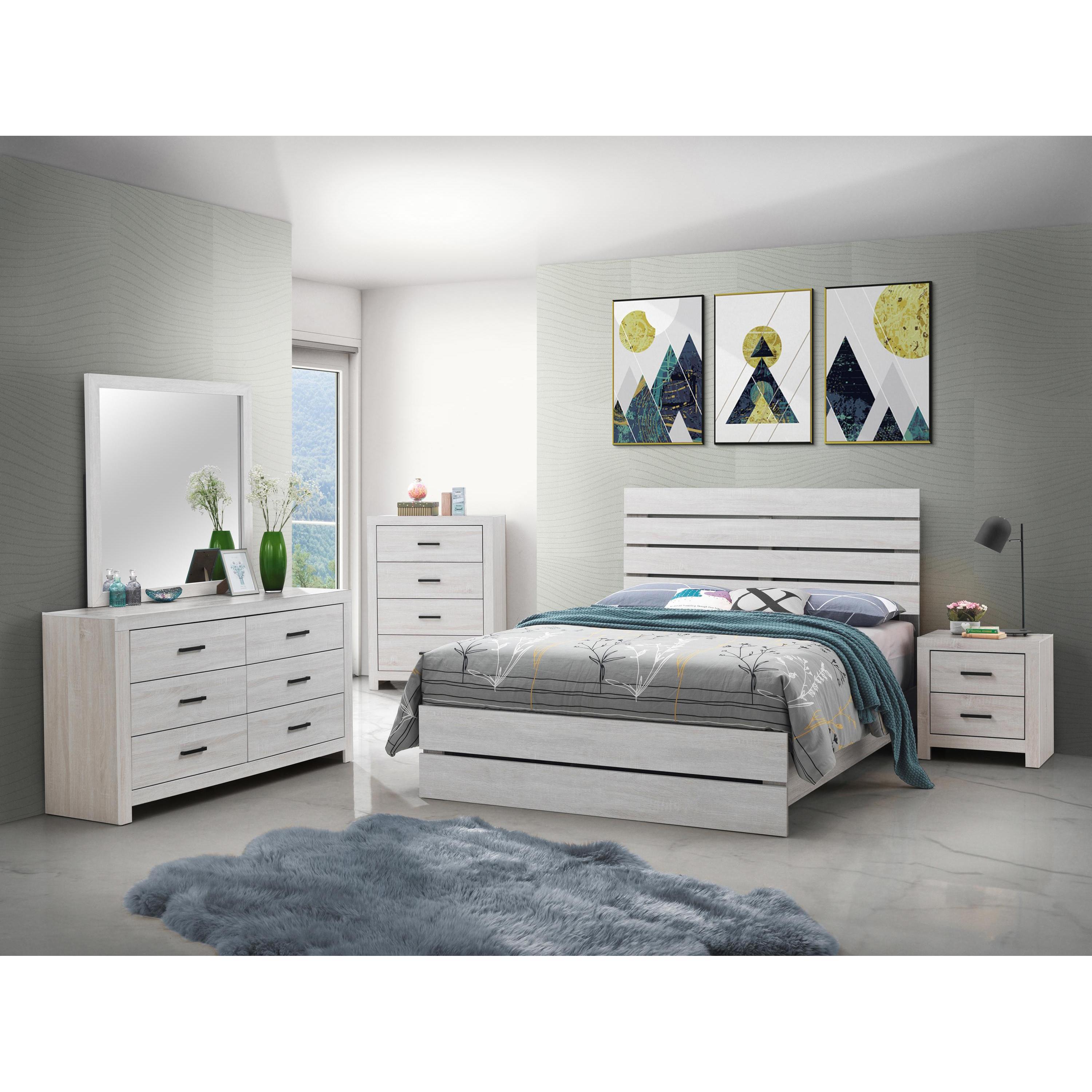 Coaster Furniture Marion 207051Q 7 pc Queen Panel Bedroom Set - Image 1