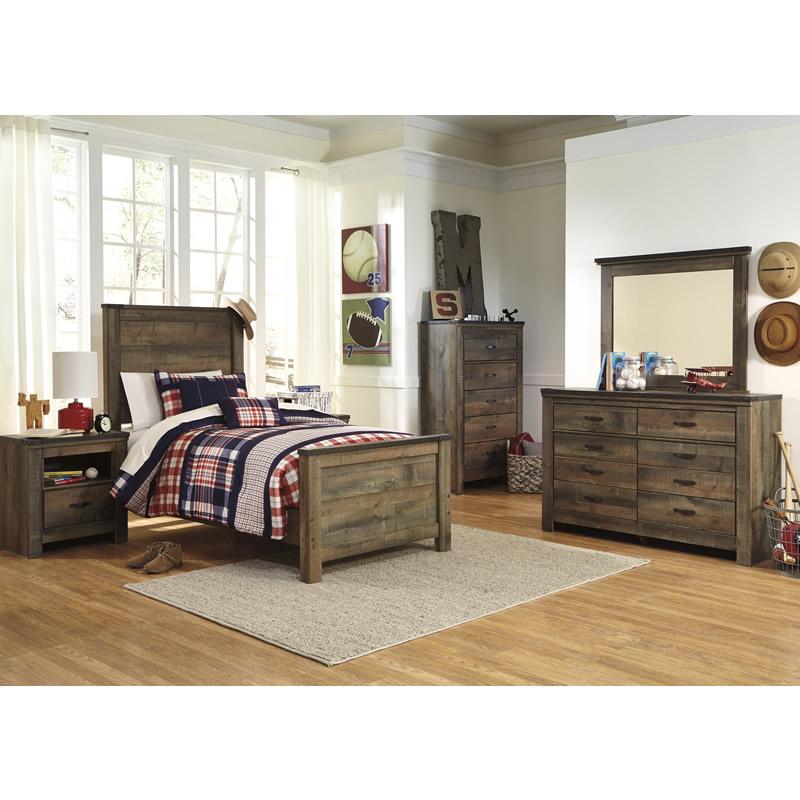 Signature Design by Ashley Trinell B446-52 Twin Panel Footboard - Image 3
