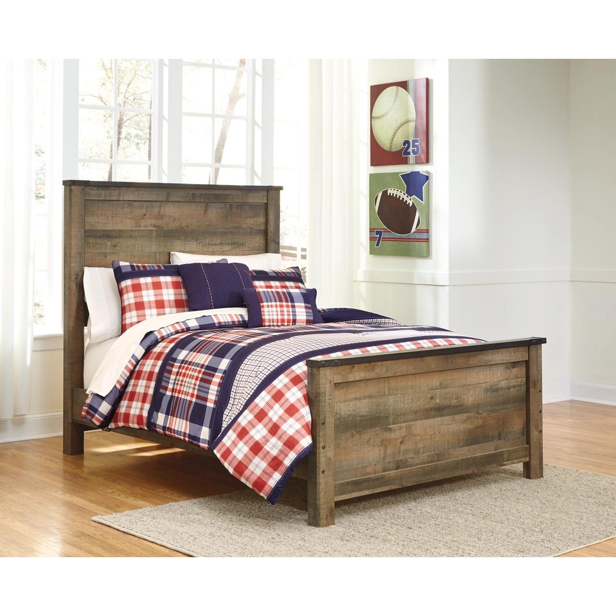 Signature Design by Ashley Trinell B446B3 Full Panel Bed - Image 2