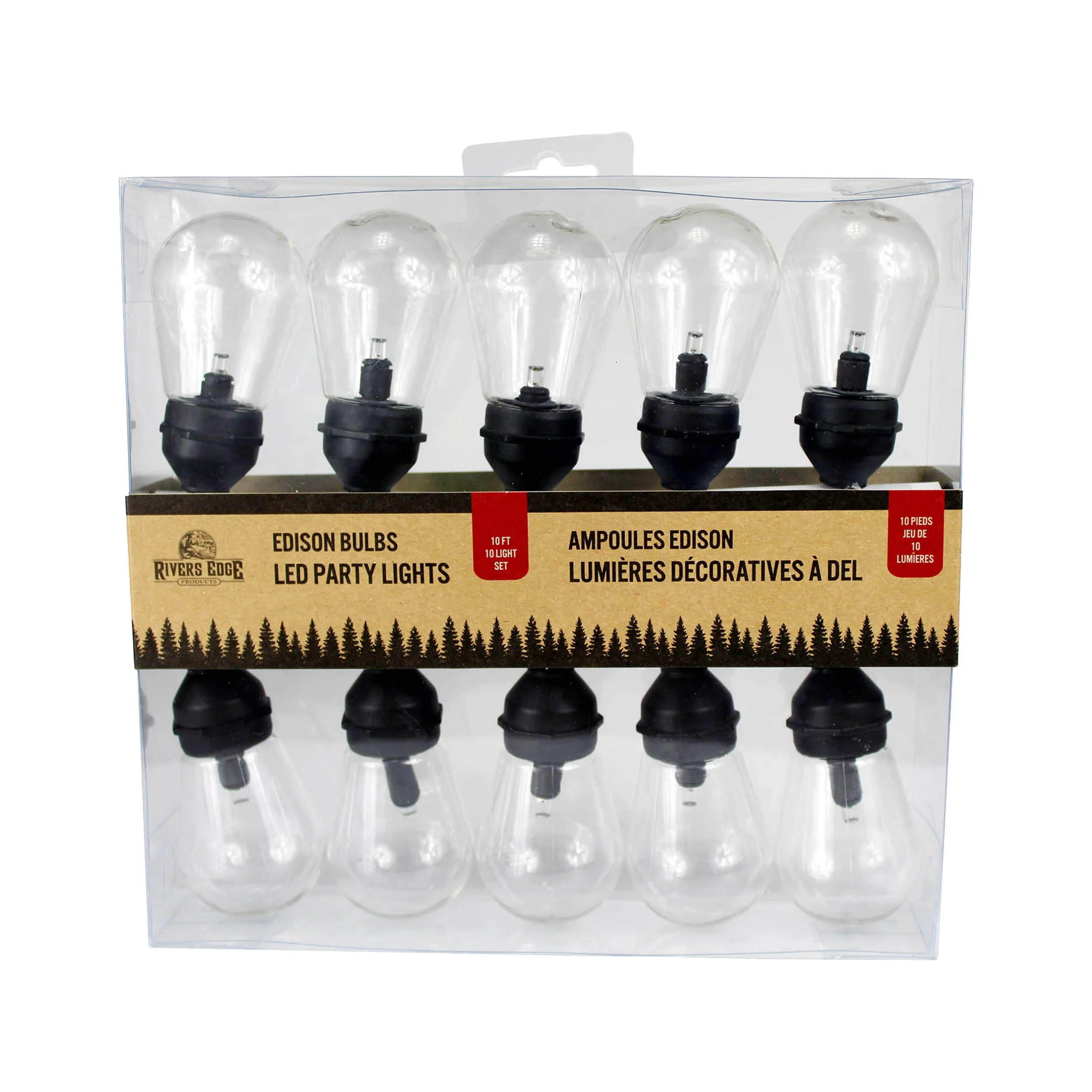 LED Light Set 10-Light-Edison Bulb