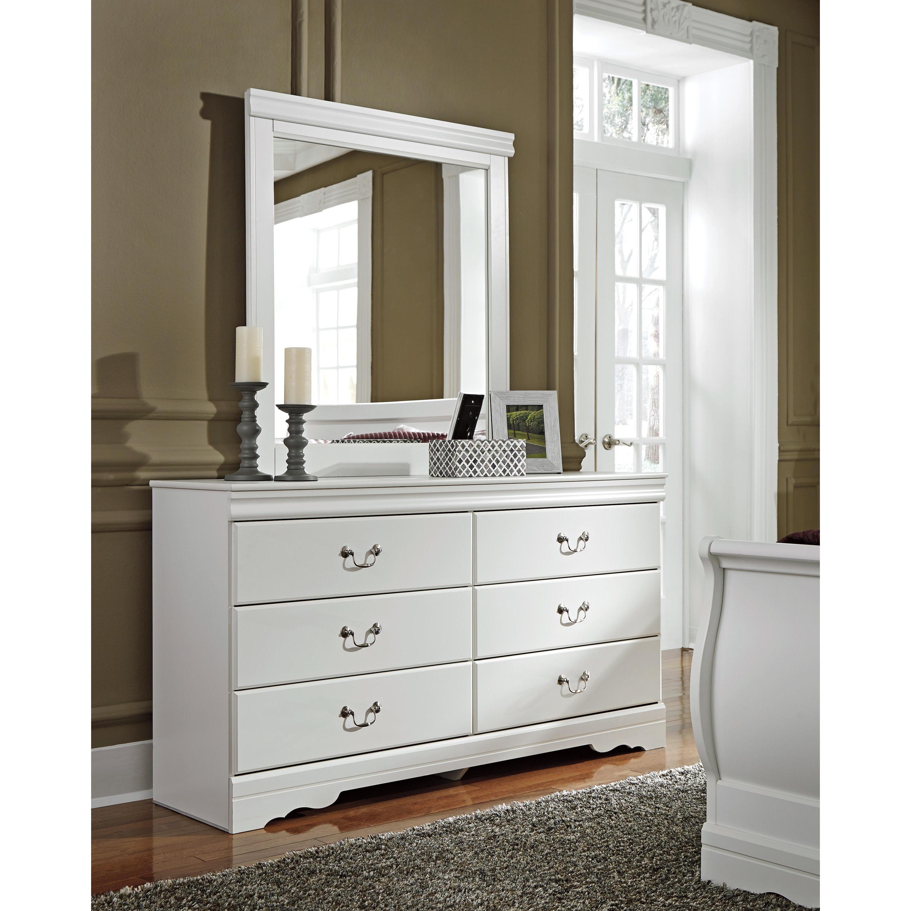 Signature Design by Ashley Anarasia B129 7 pc Queen Sleigh Bedroom Set - Image 3