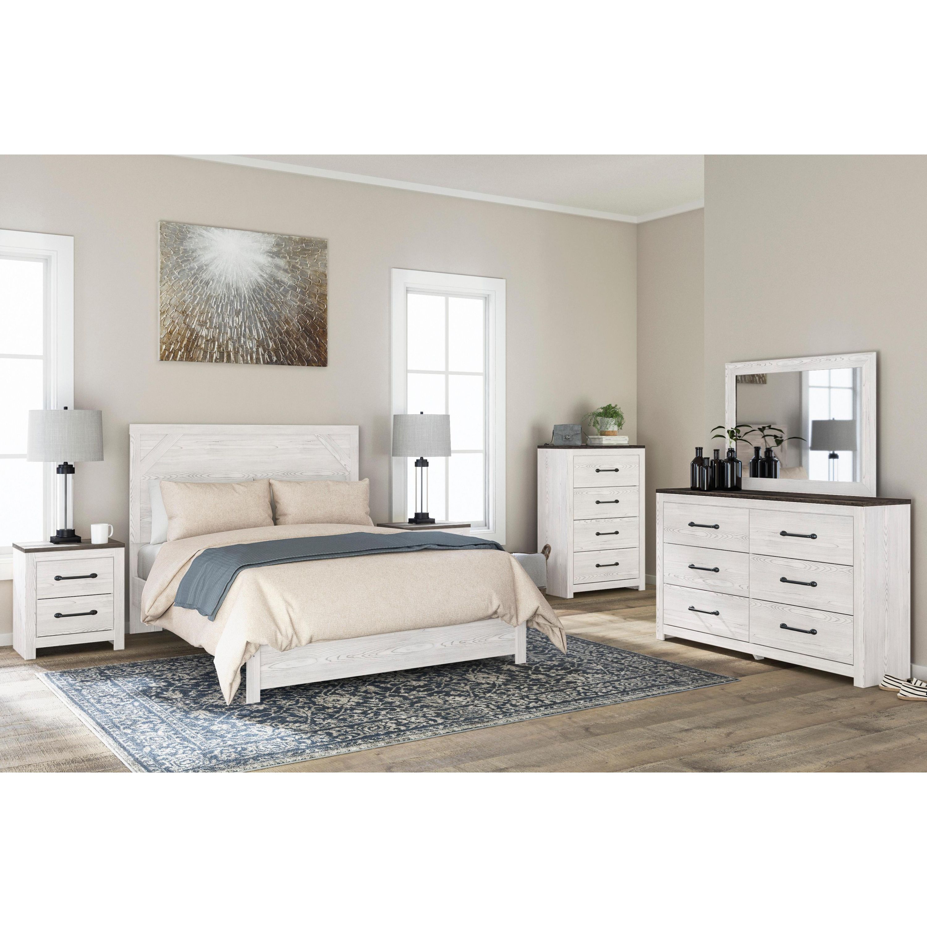 Signature Design by Ashley Gerridan B1190 6 pc Queen Panel Bedroom Set - Image 3