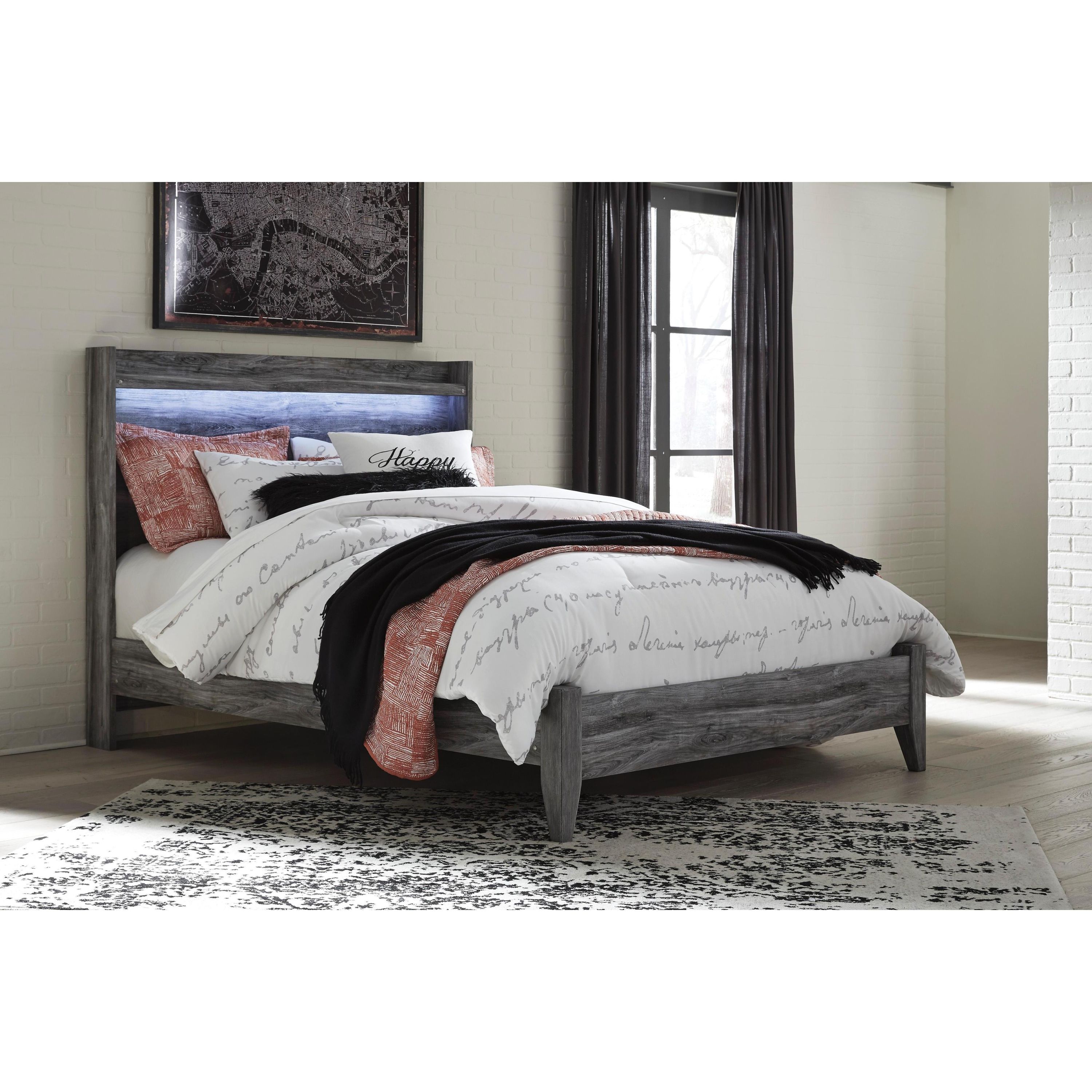 Signature Design by Ashley Baystorm B221 6 pc Queen Panel Bedroom Set - Image 2