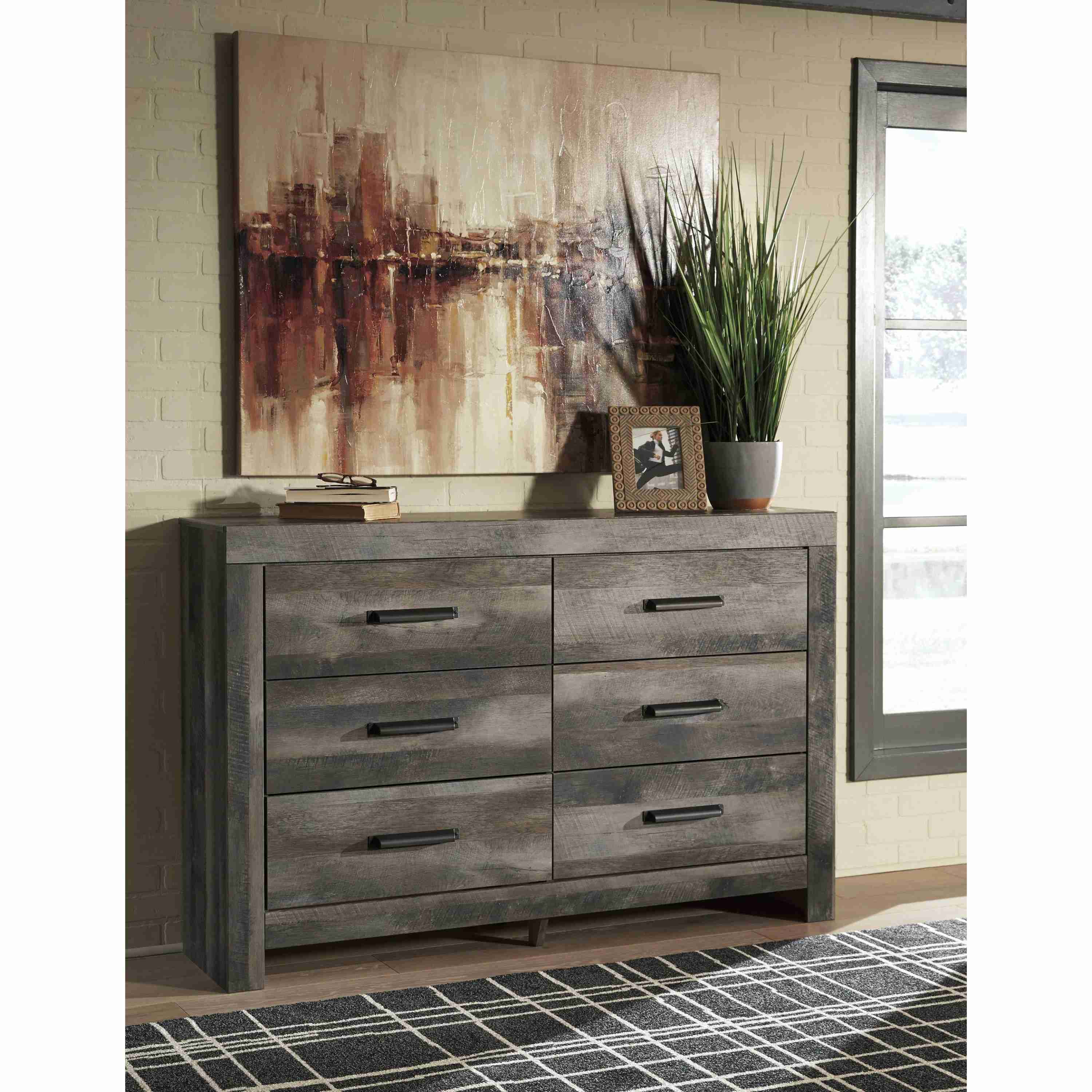 Signature Design by Ashley Wynnlow B440 6 pc King Crossbuck Panel Bedroom Set - Image 3