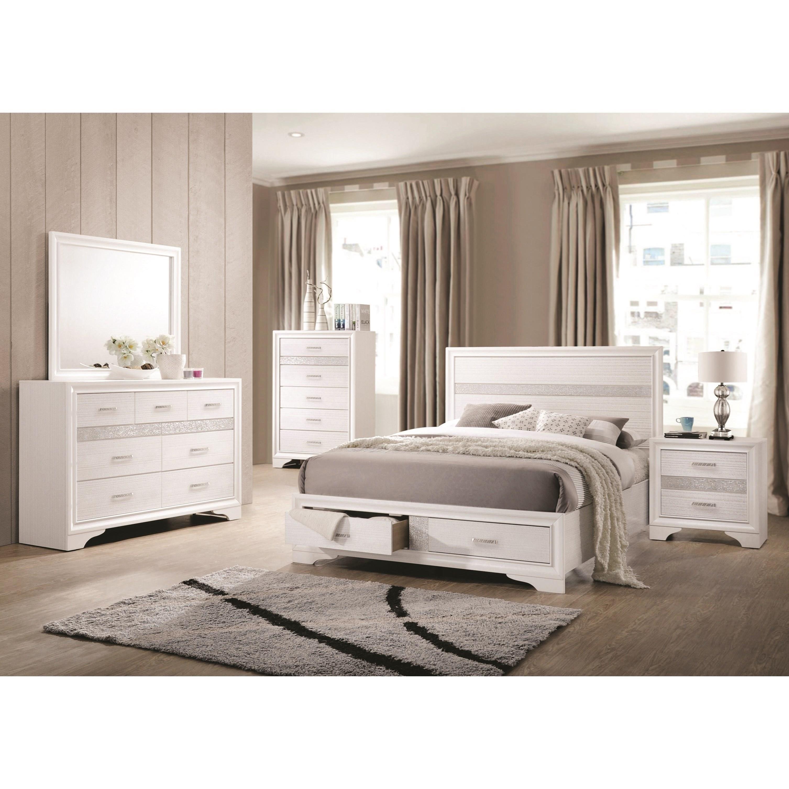 Coaster Furniture Miranda 205111Q 8 pc Queen Storage Bedroom Set - Image 1