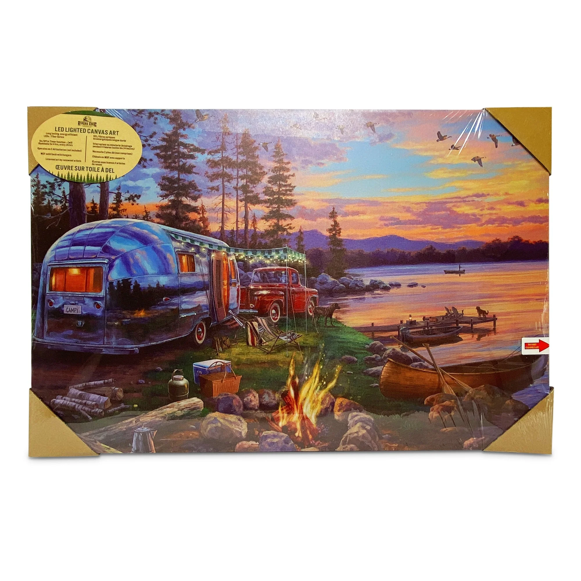 LED Art 24in x 16in-Happy Campers - Image 2