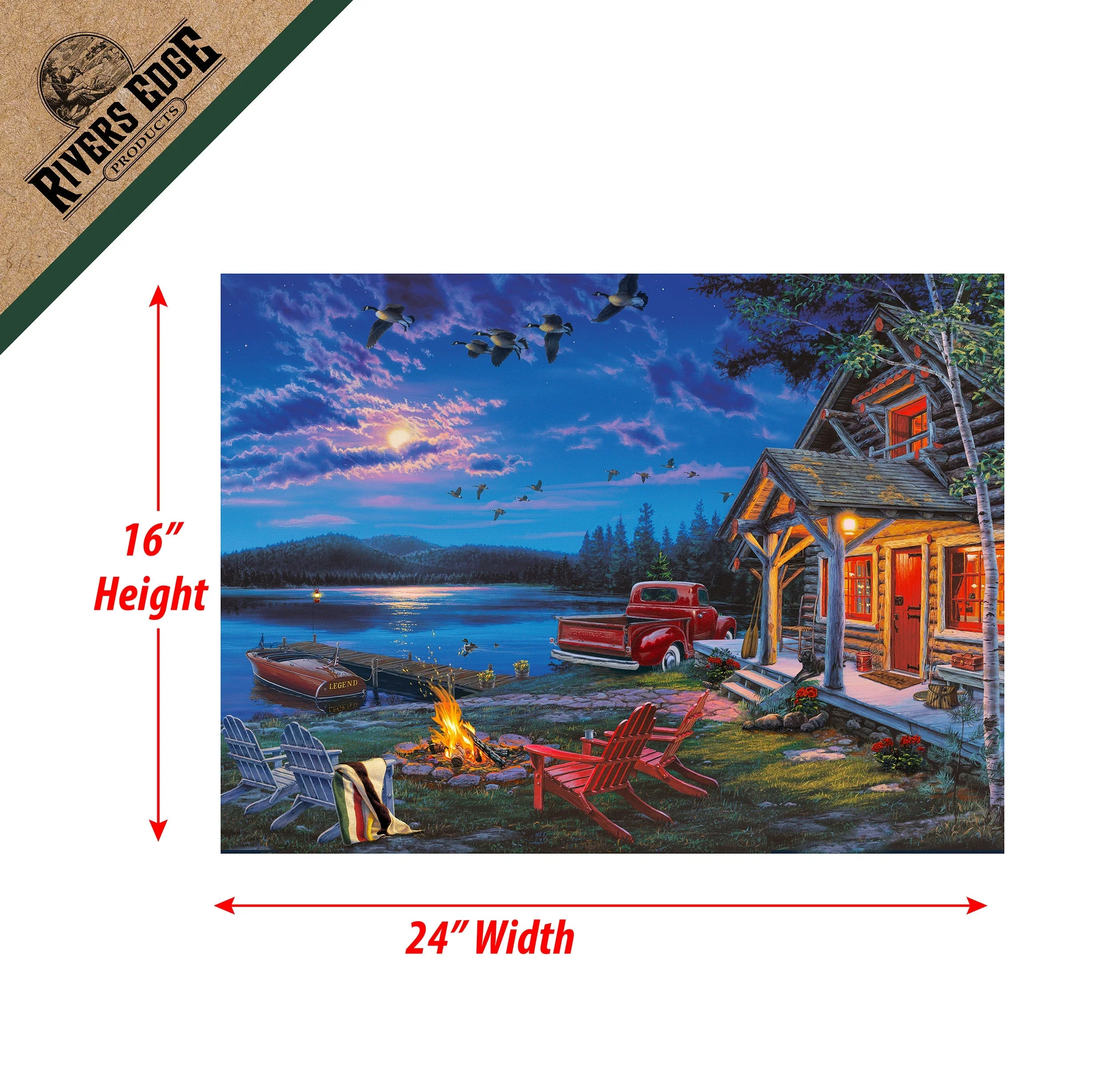LED Art 24in x 16in-The Perfect Getaway - Image 3