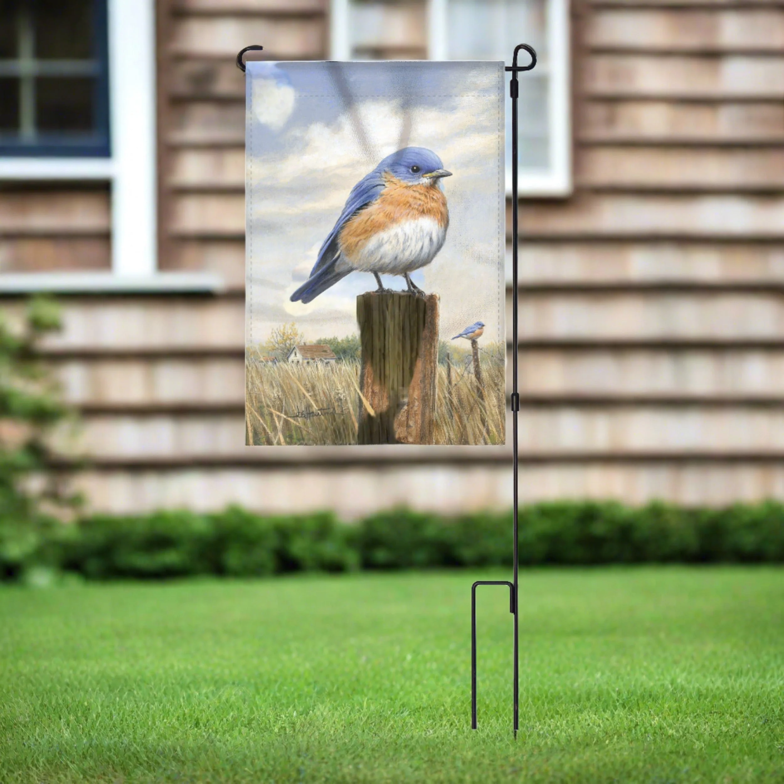 Lawn Flag 14in x 22in-Homestead Bluebird - Image 1