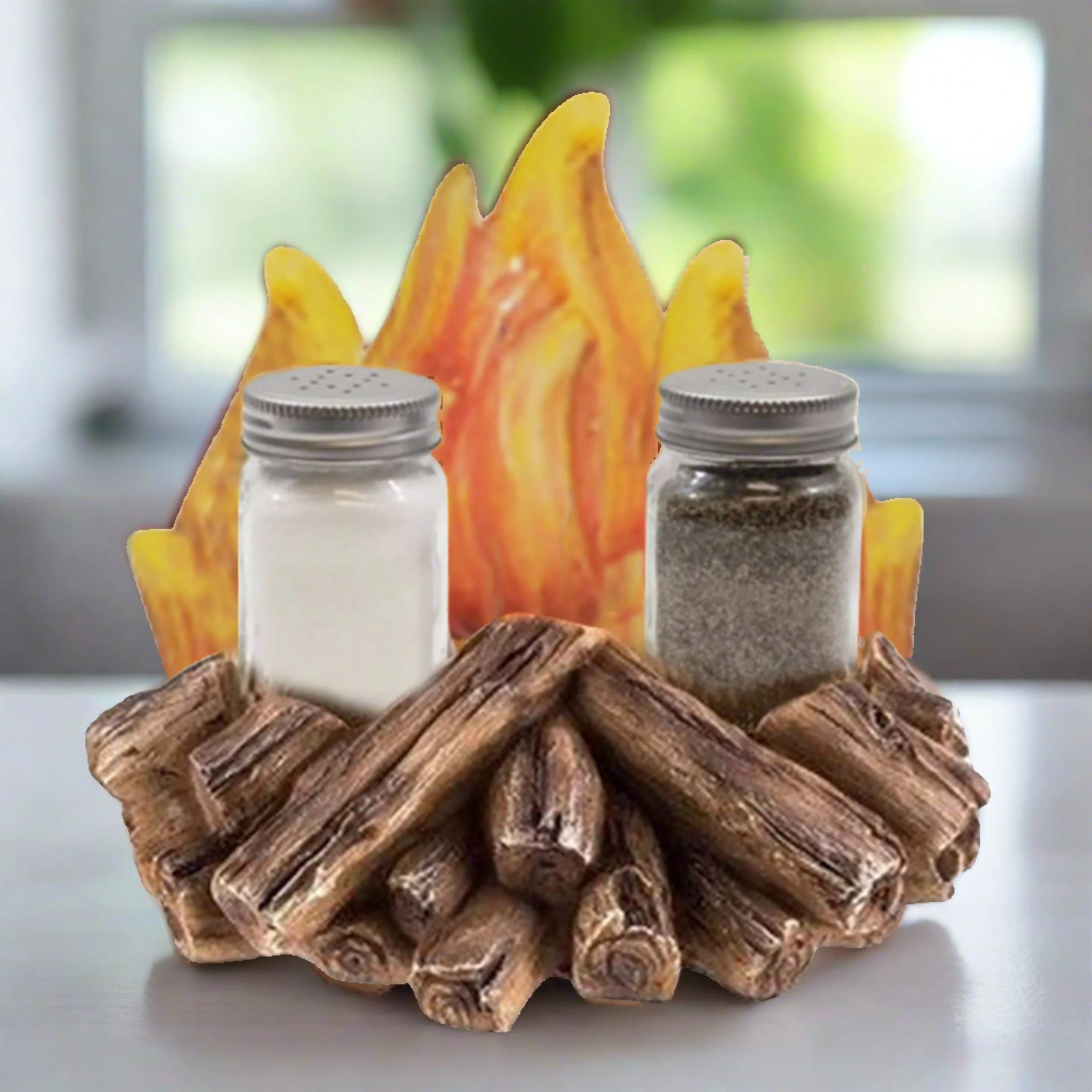 Salt and Pepper Shakers-Campfire - Image 1