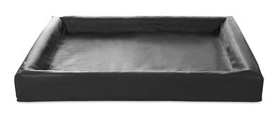 Bia bed dog basket black – orthopedic dog bed – with sturdy raised edge