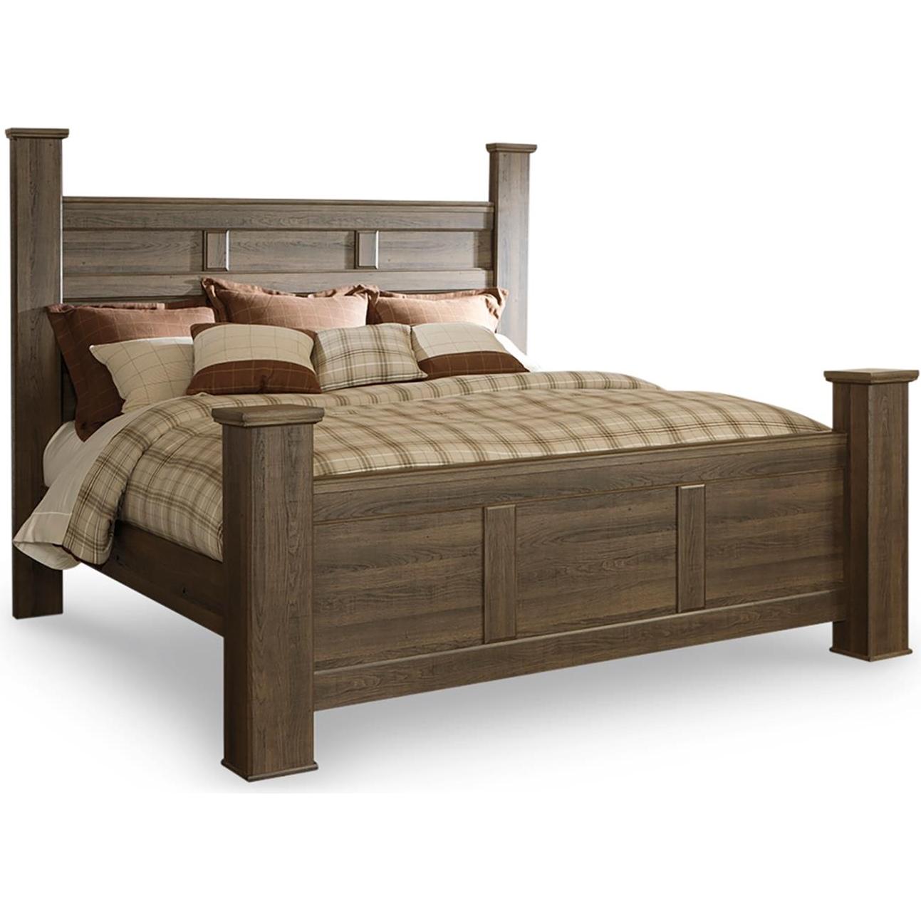 Signature Design by Ashley Juararo California King Poster Bed B251-68/B251-66/B251-94 - Image 1